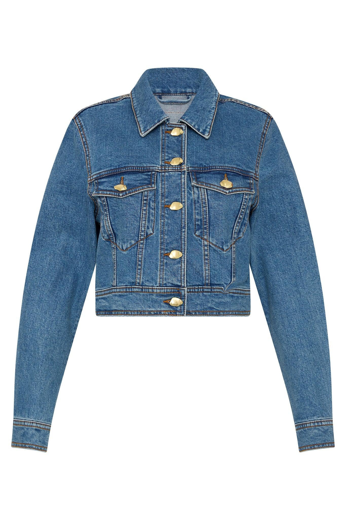 Coda Denim Cropped Jacket Product Image