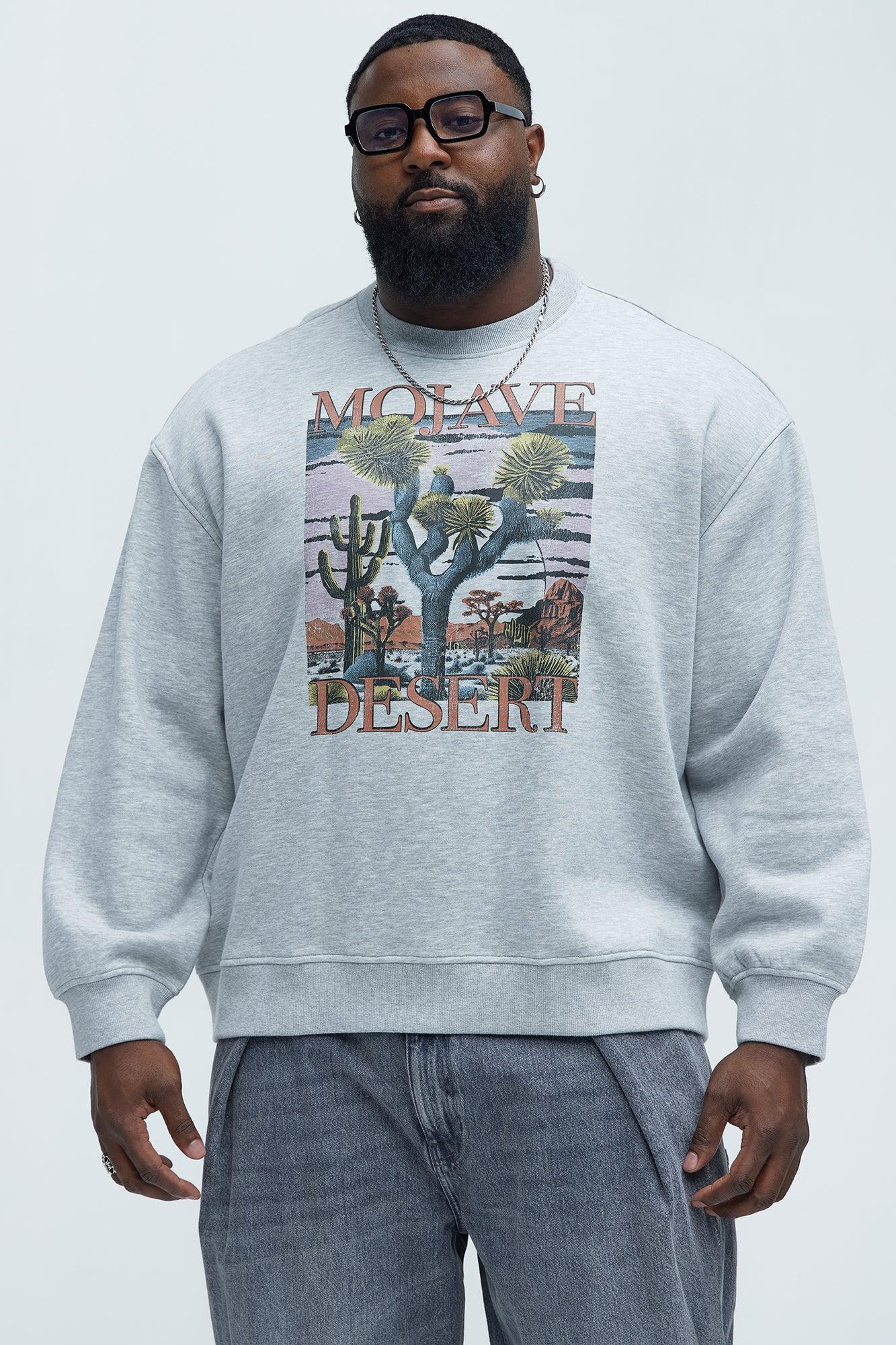 Tyson Mojave Desert Crewneck Sweatshirt - Heather Grey Product Image
