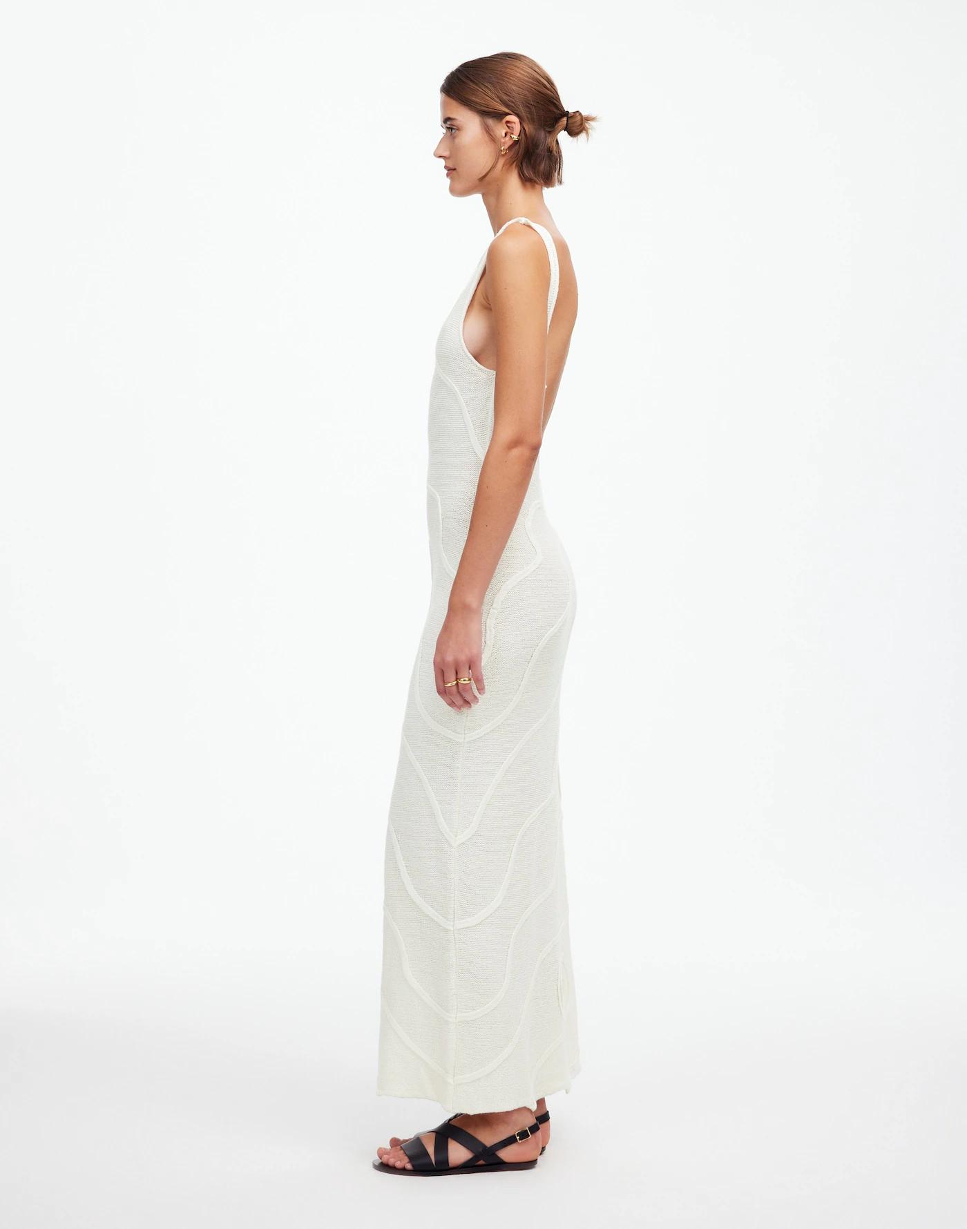 Zulu & Zephyr Shea Organic Cotton Swirl Knit Dress Product Image