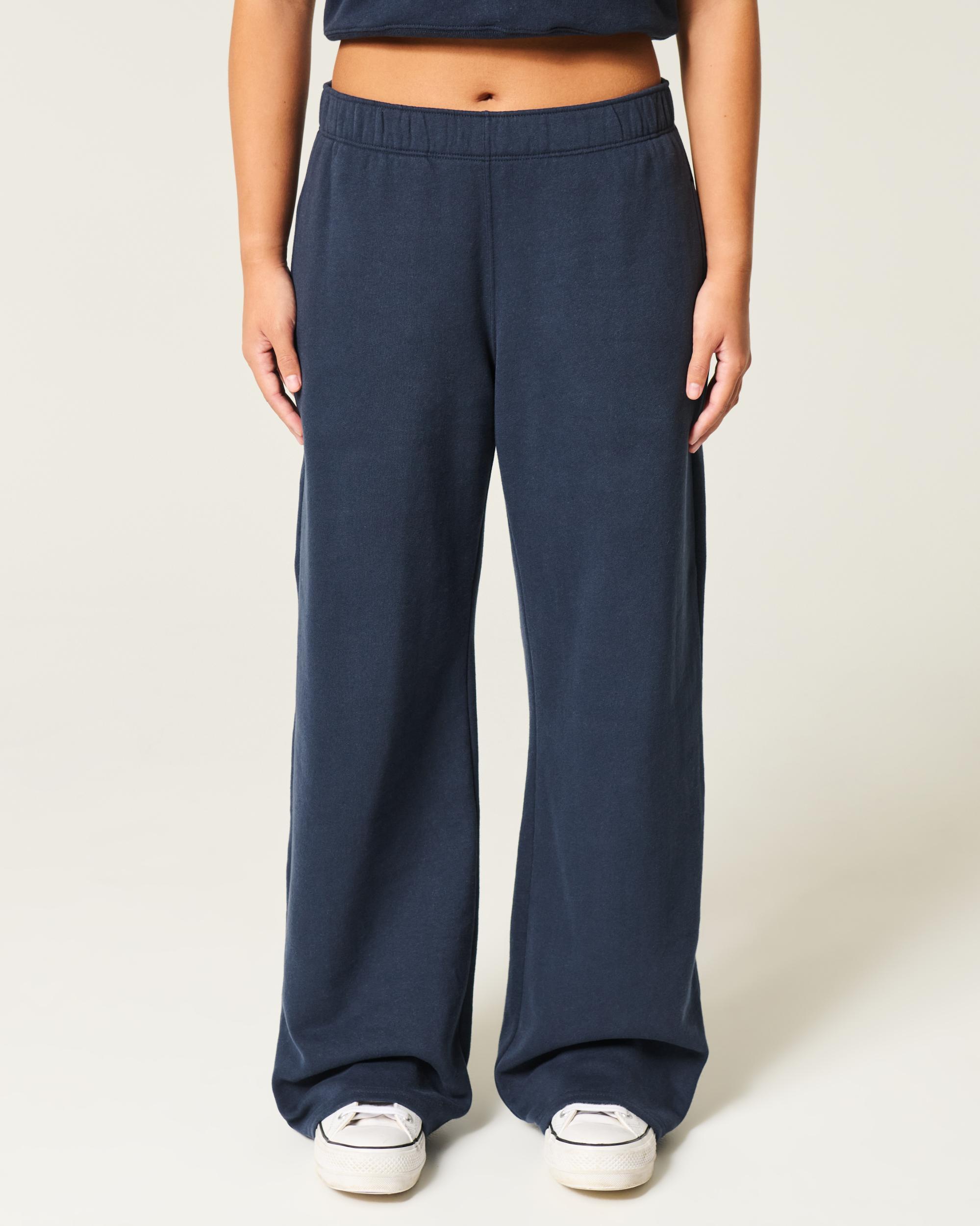 Deer Graphic Wide-Leg Sweatpants Product Image