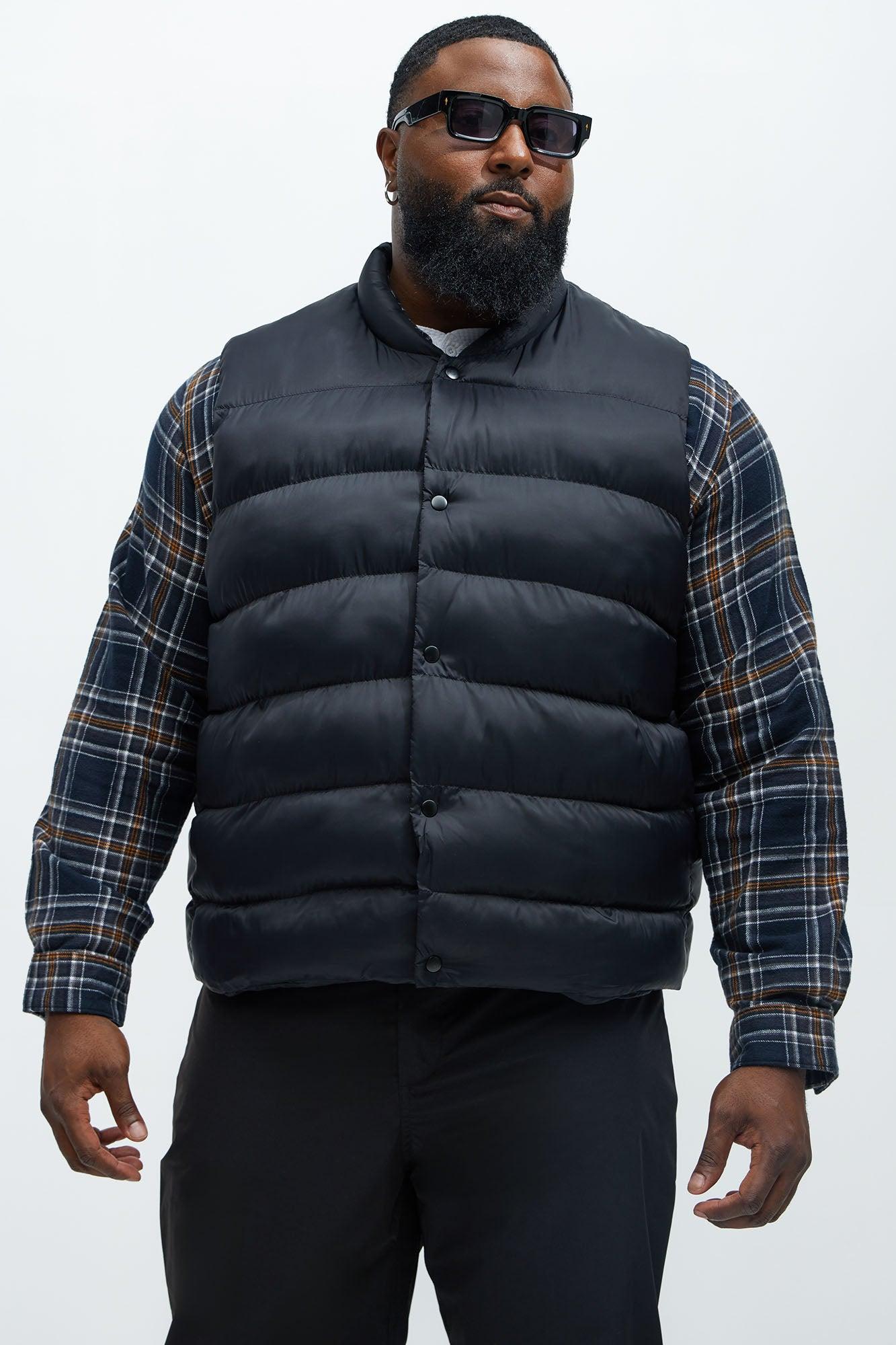 Shine Again Puffer Vest - Black Product Image