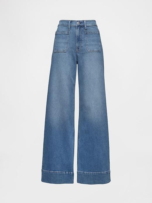 High Rise Stride Wide-Leg Jeans Product Image