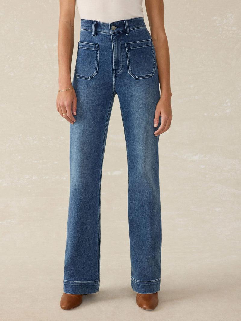 Stretch Terry Patch Pocket Pant - Riverton Wash Product Image
