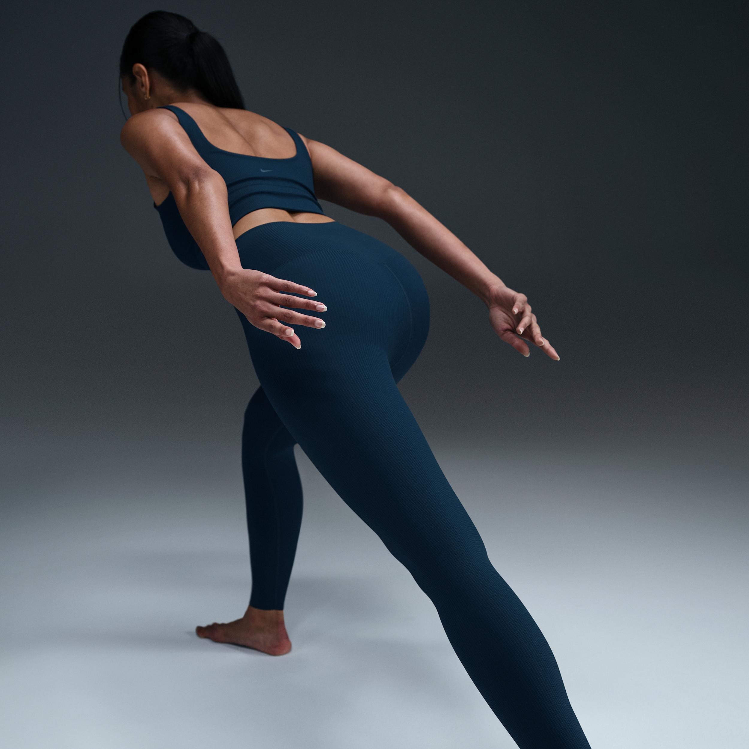 Nike Women's Zenvy Rib High-Waisted 7/8 Leggings Product Image