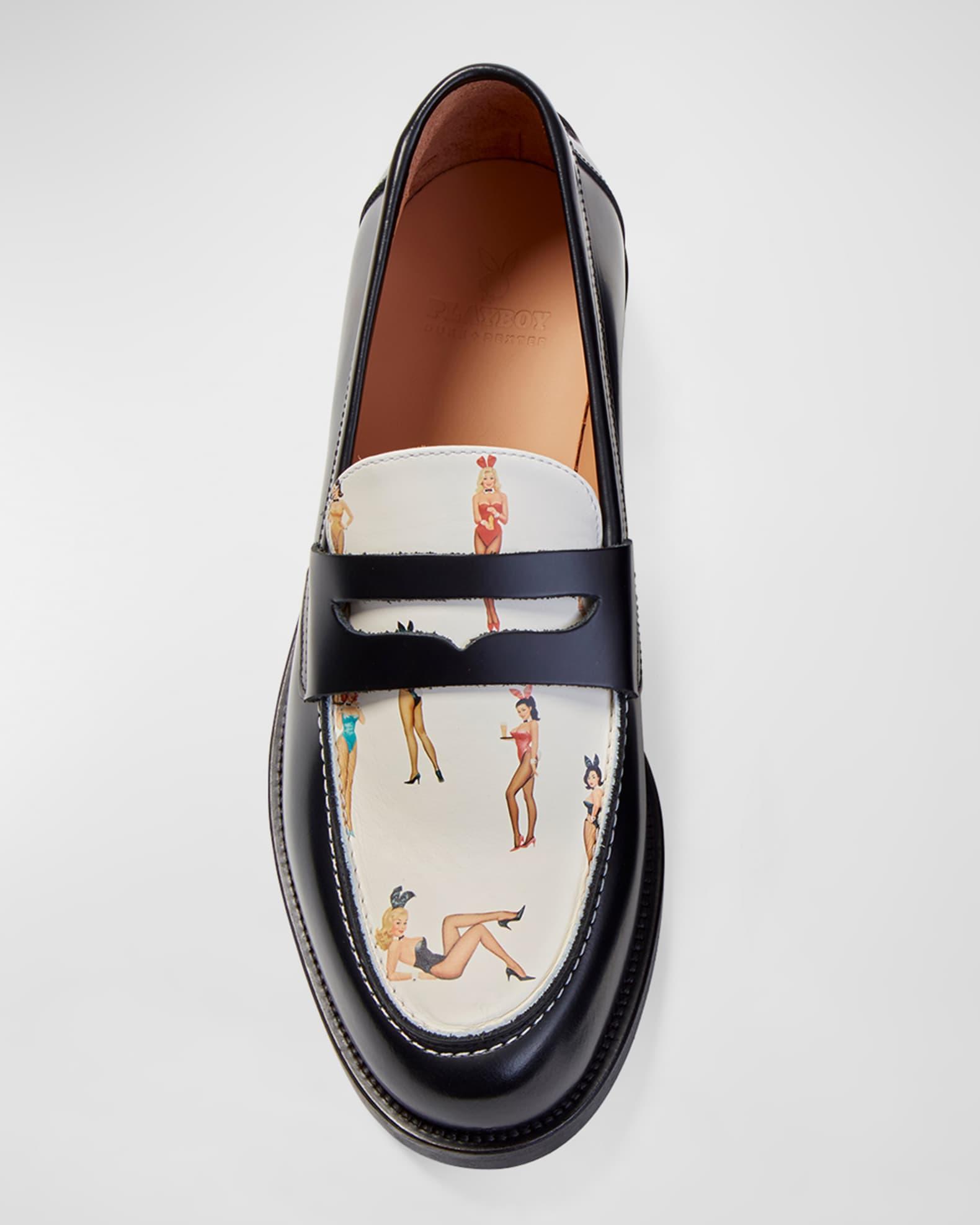 x Playboy Men's Wilde Sketch II Penny Loafers Product Image