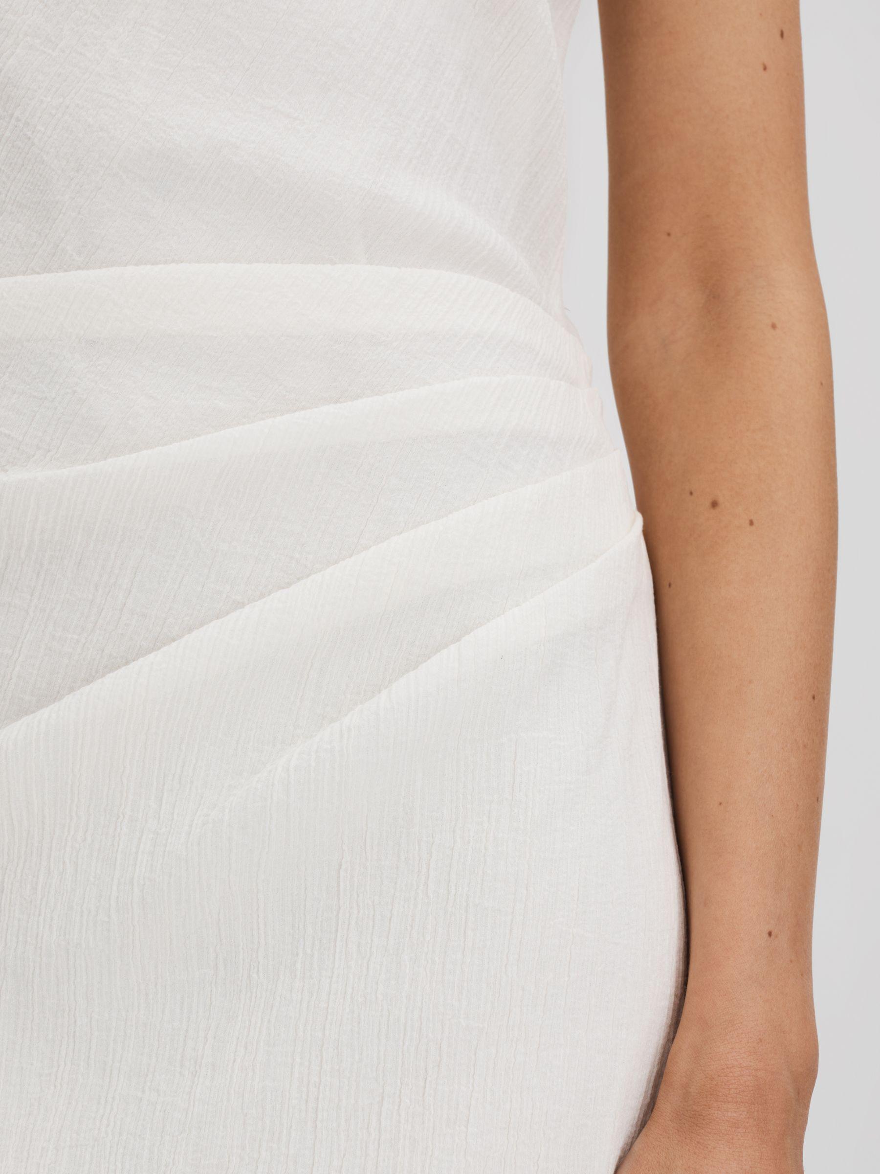 Anna Quan Textured Off-The-Shoulder Maxi Dress in White Product Image