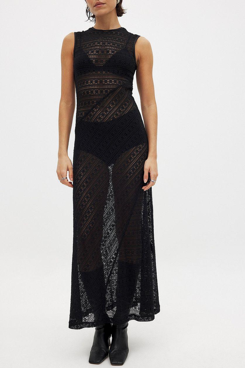 Floral Lace Midi Dress Product Image