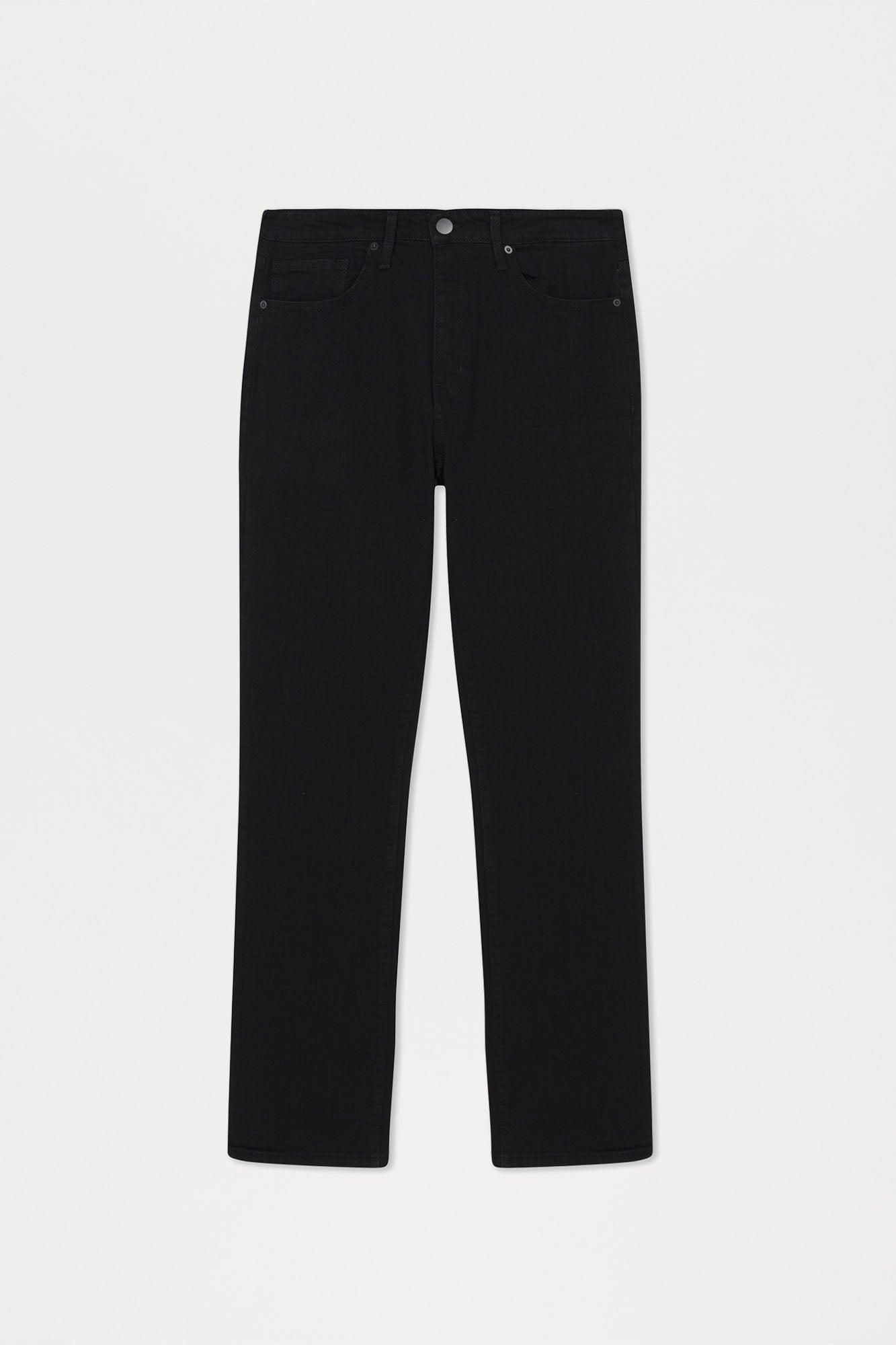 Mike Straight Taper Jeans - Black Product Image