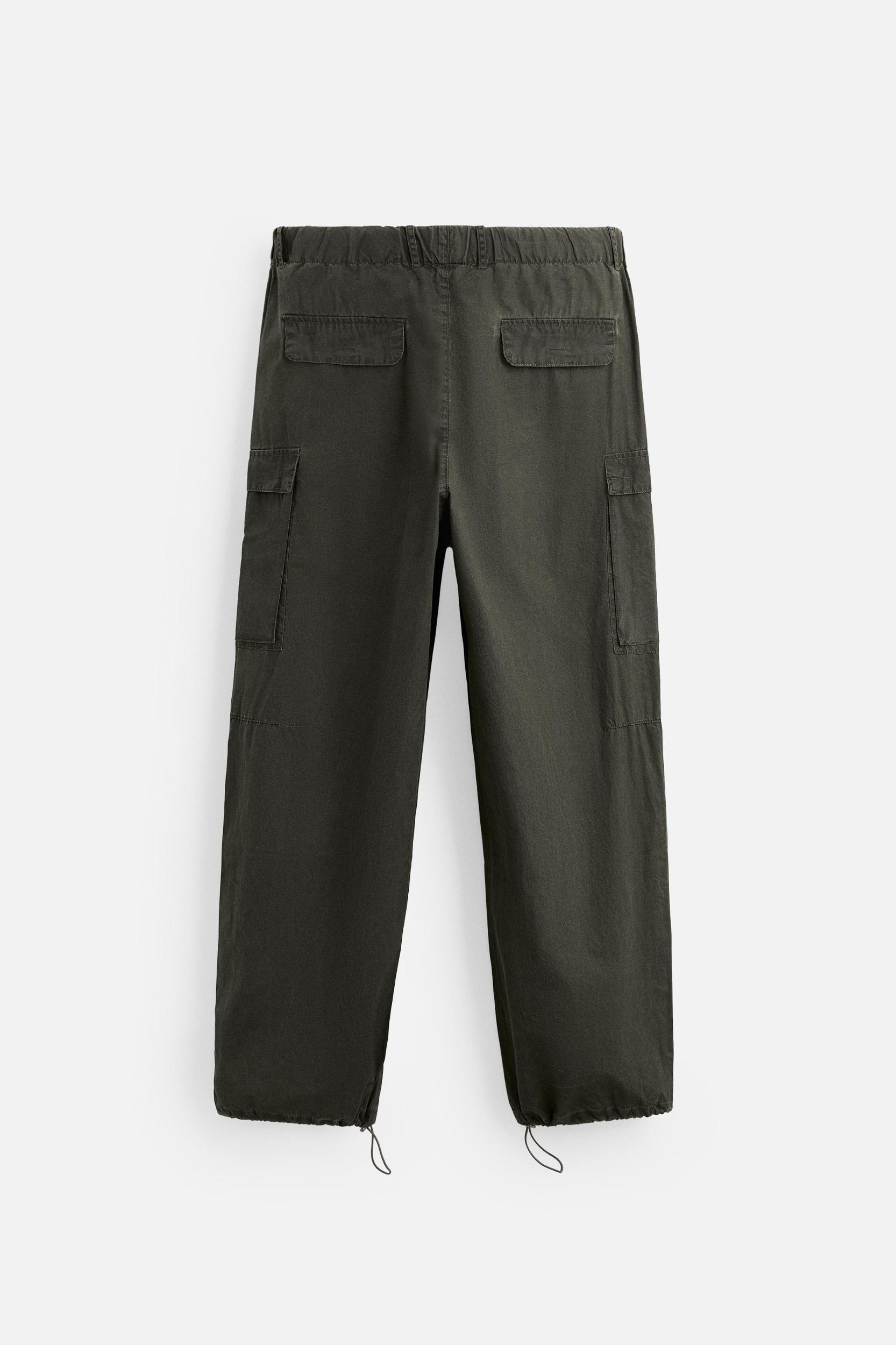 WASHED TECHNICAL CARGO PANTS Product Image
