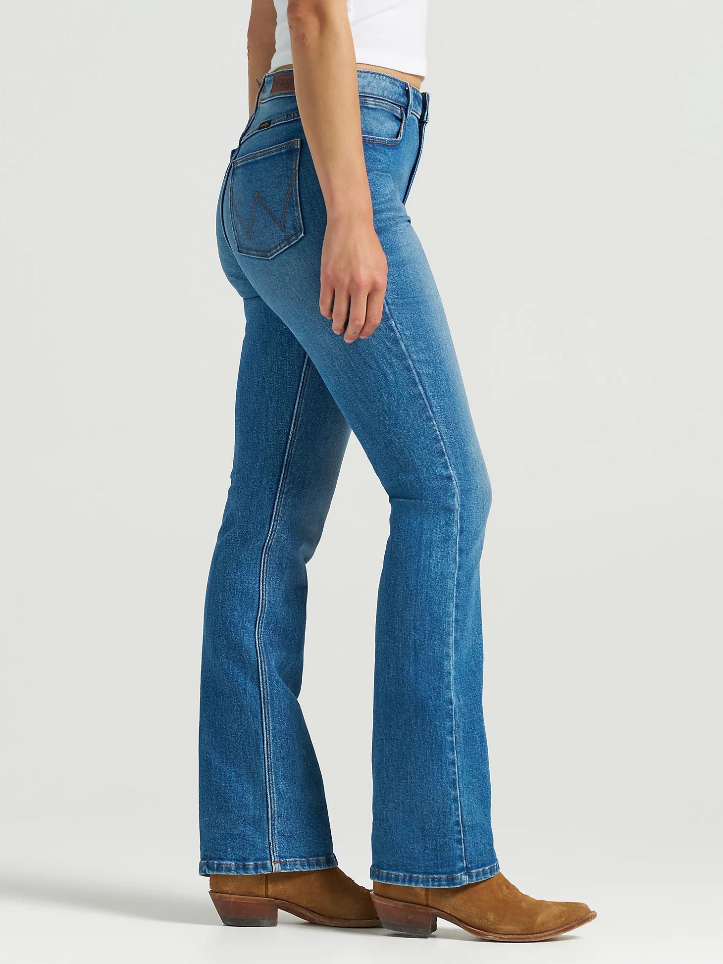 Women's Wrangler® High Rise Bold Boot Jean | Women's JEANS | Wrangler® Product Image