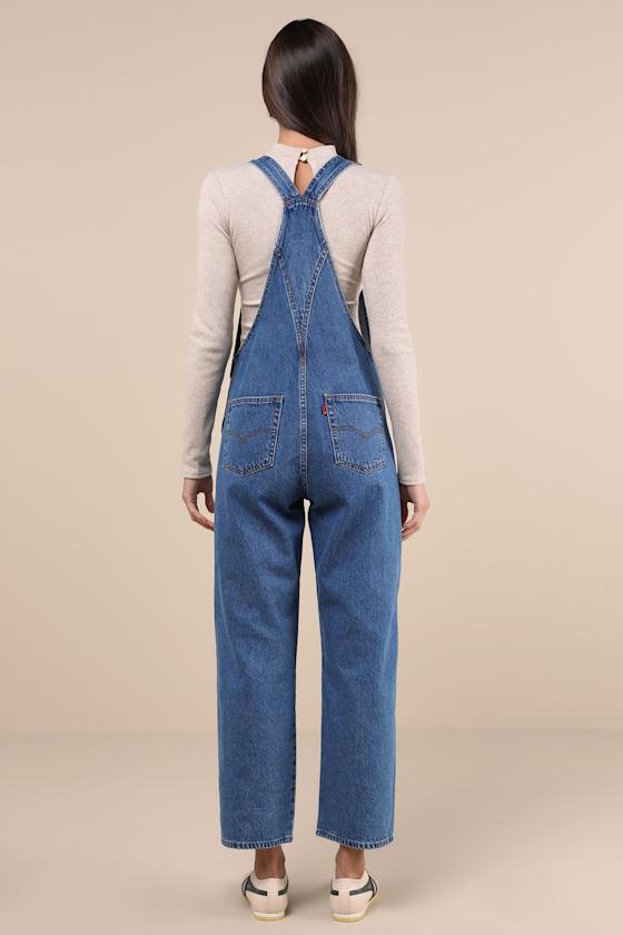 Vintage Medium Blue Overalls Product Image