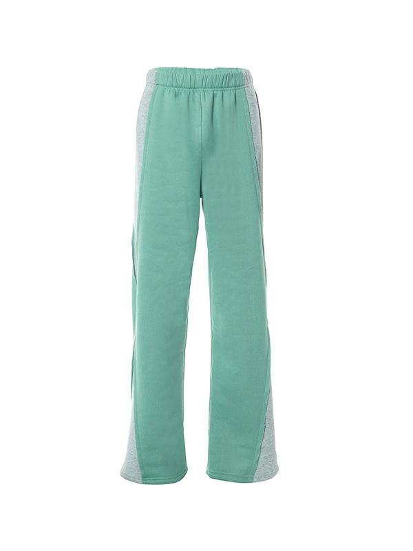 Contrast Color Splice Sweatpants Product Image