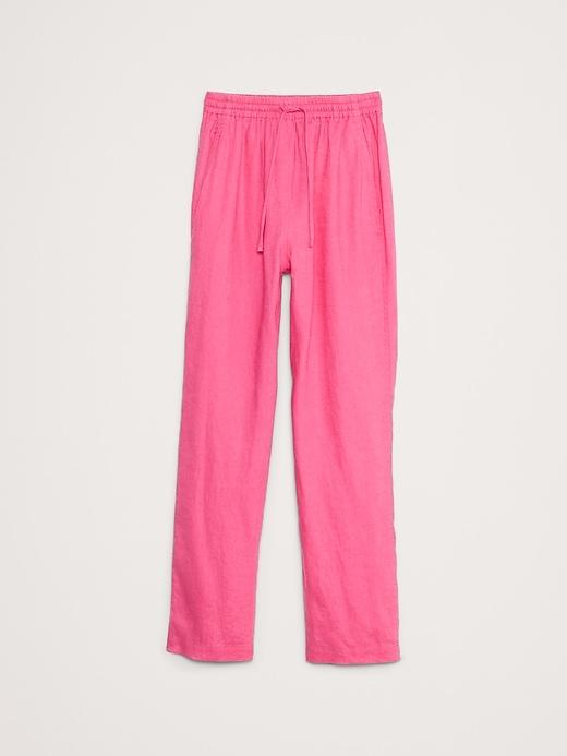 Linen Pull-On Ankle Pant Product Image