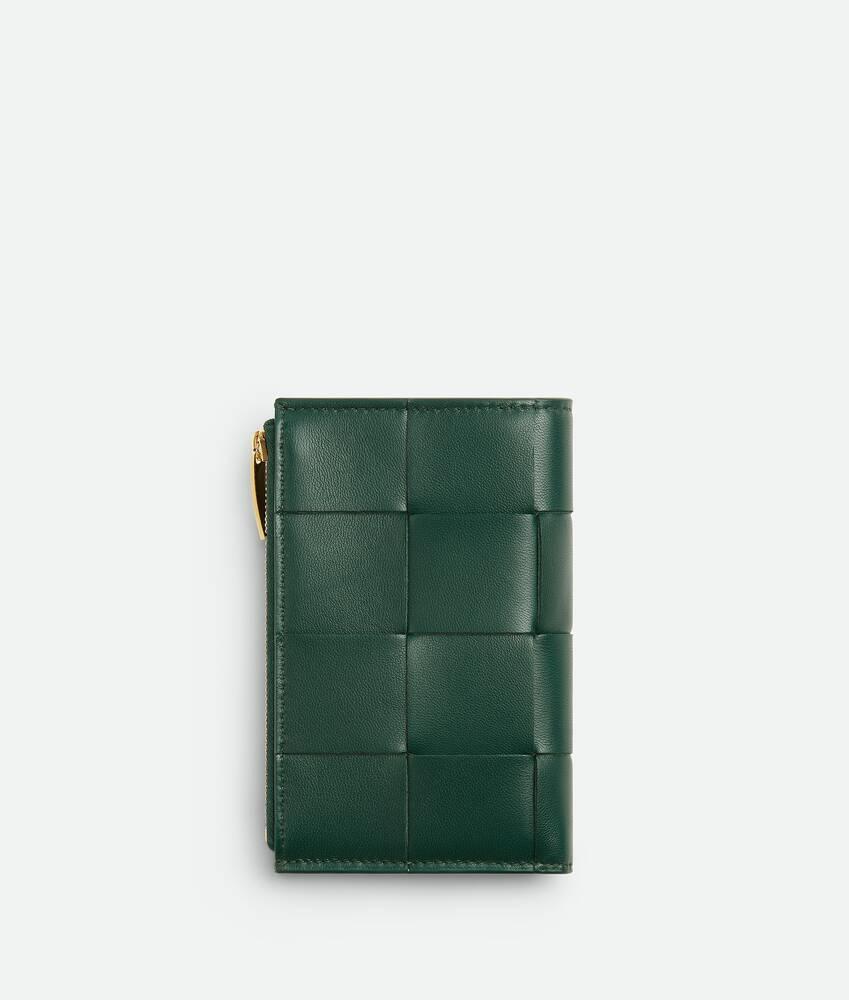 Women's Cassette Medium Bi-Fold Wallet in Emerald green Product Image