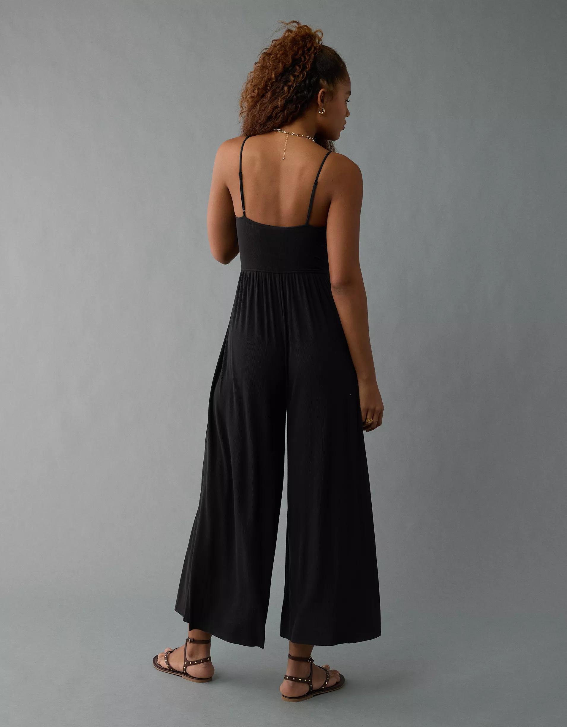 AE Soft and Sexy Wide-Leg Jumpsuit Women's Product Image