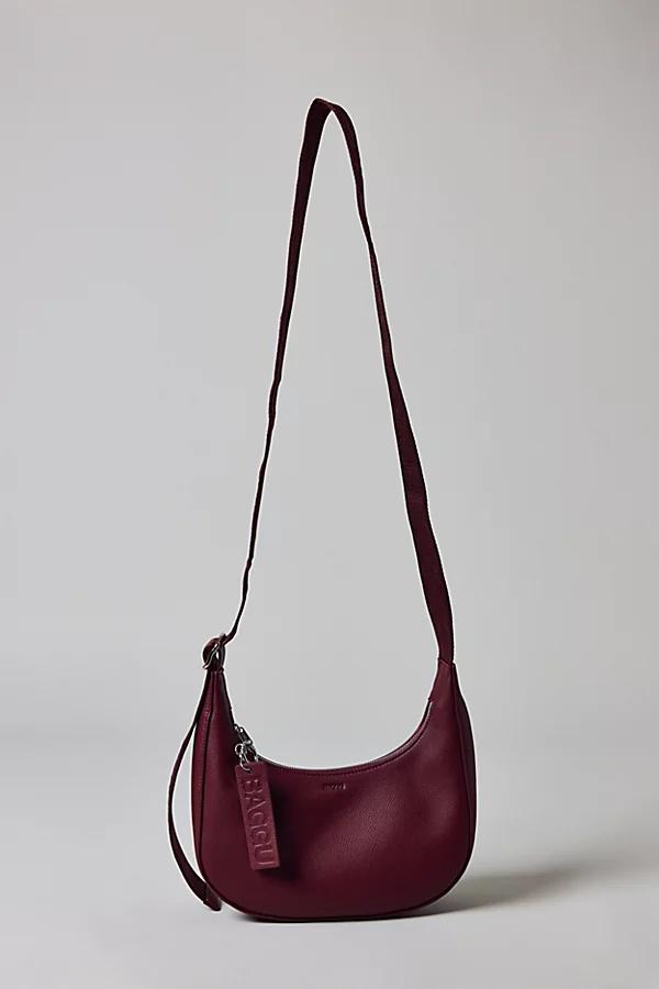 BAGGU Small Recycled Leather Crescent Bag Womens at Urban Outfitters Product Image