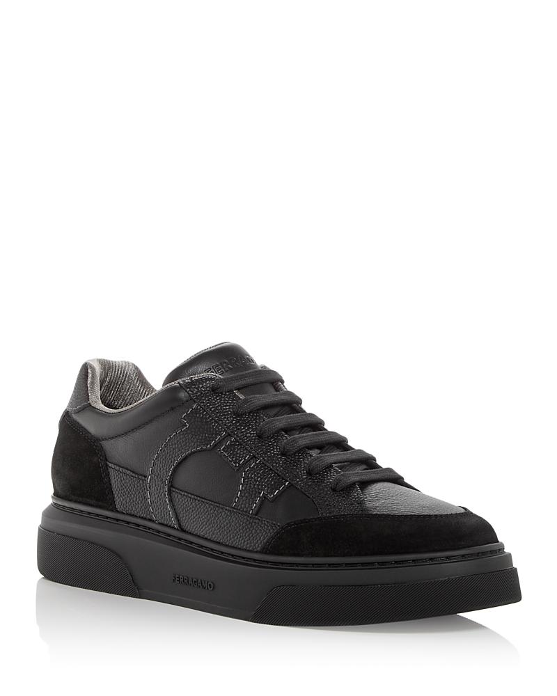 Mens Cassina Gancini Leather Sneakers Product Image