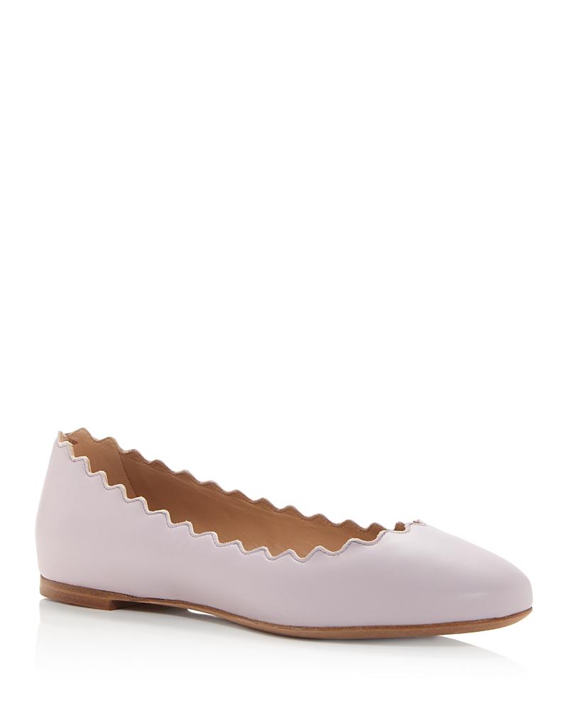 Womens Lauren Leather Ballet Flats Product Image