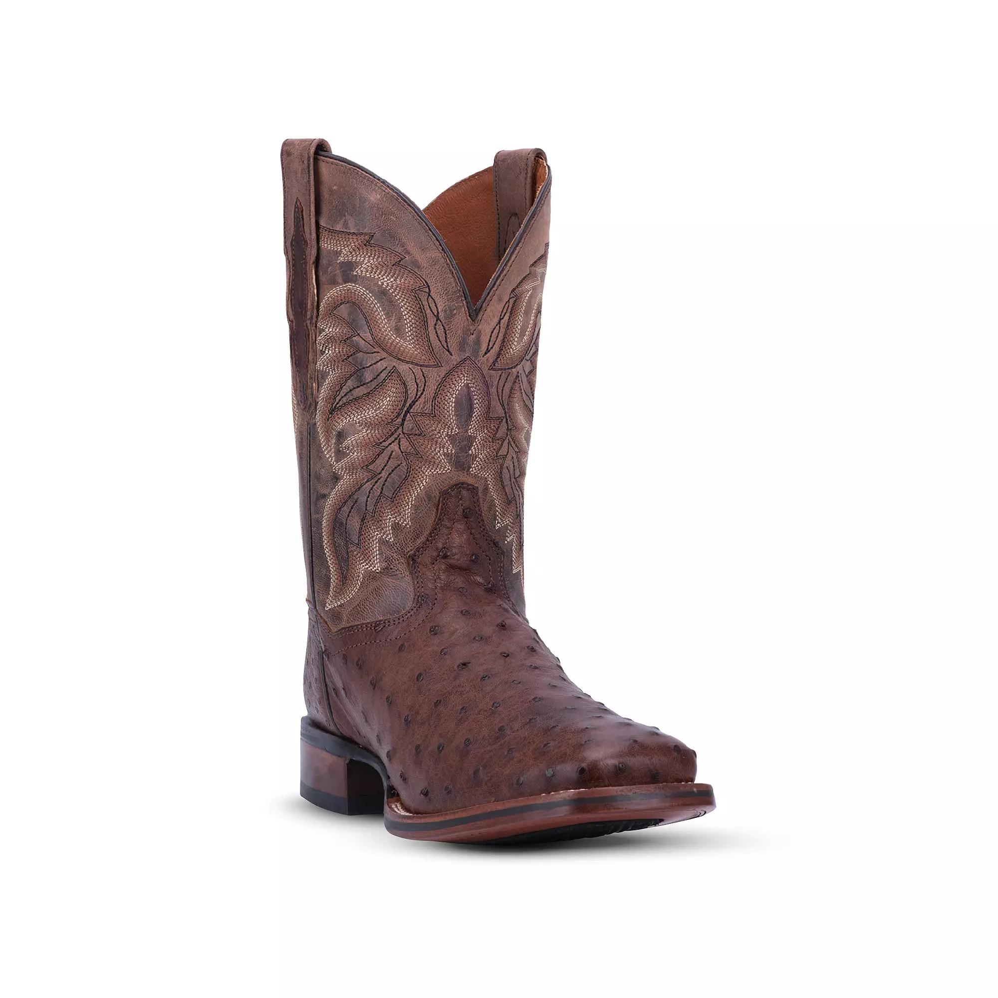 Dan Post Alamosa Full Quill Ostrich Men's Cowboy Boots,  Product Image
