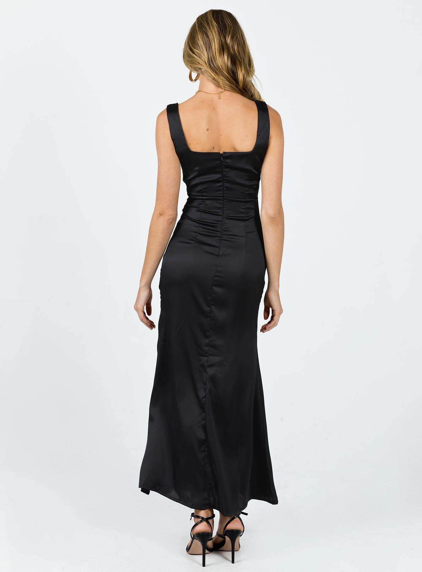 Lynsey Midi Dress Black Product Image