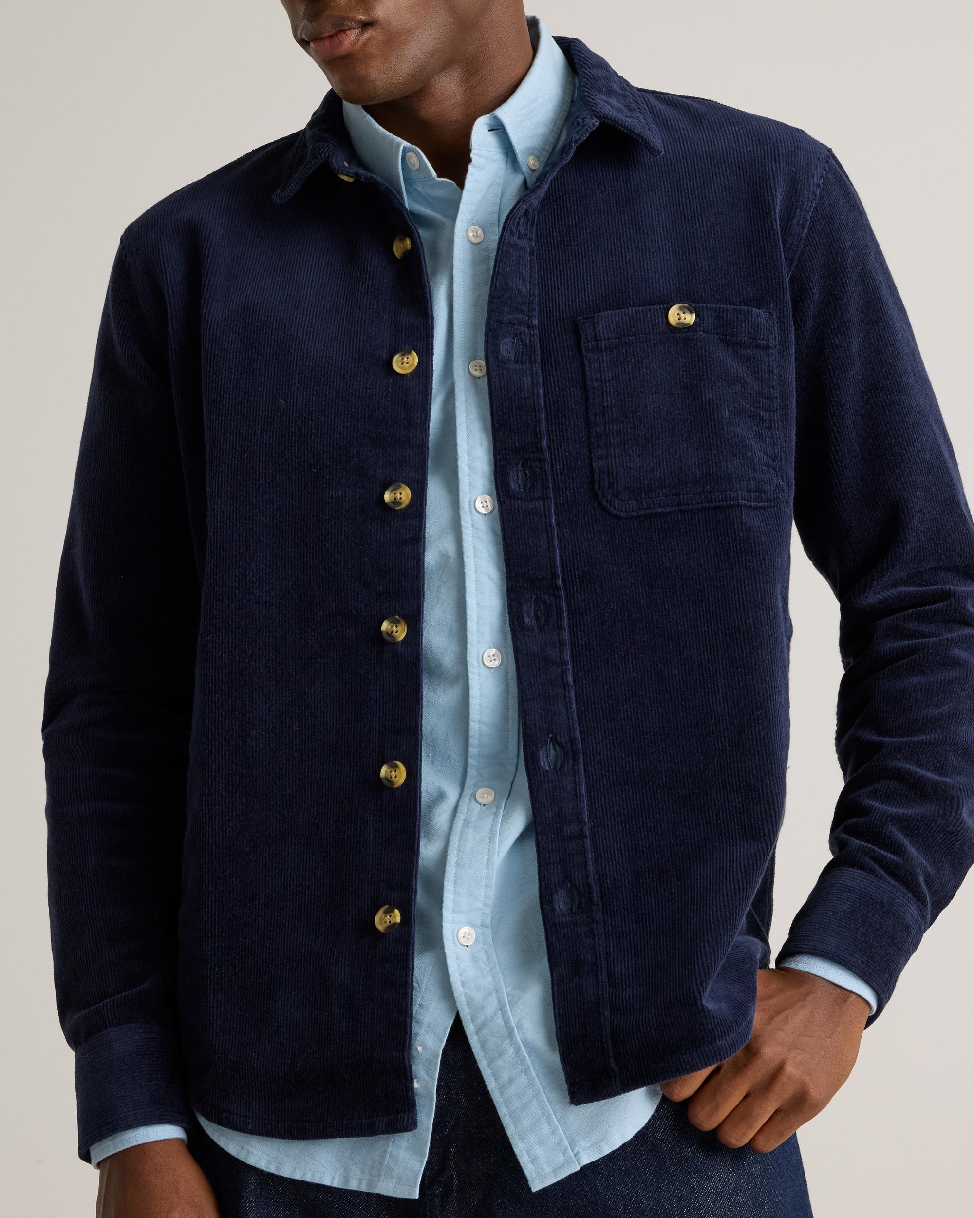 Quince | Men's Organic Stretch Corduroy Overshirt Organic Cotton Product Image