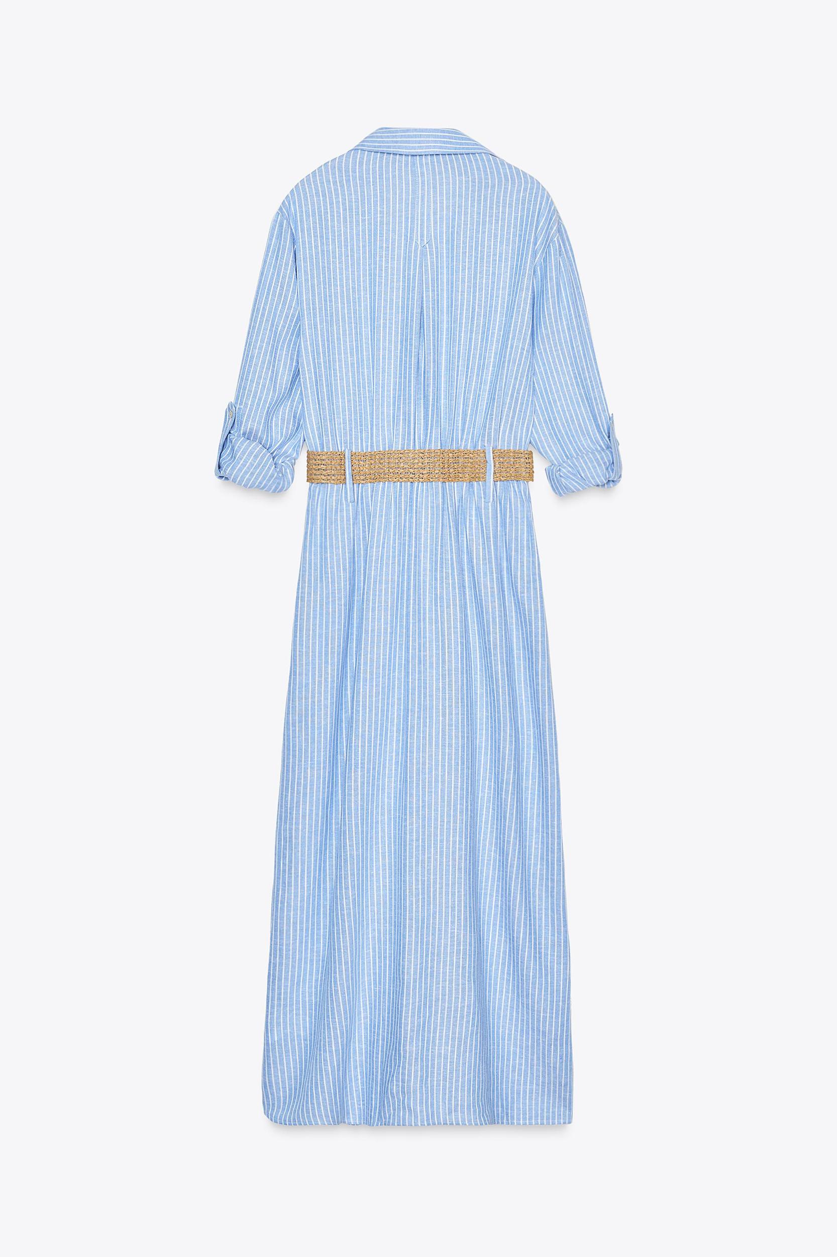 BELTED MIDI DRESS Product Image