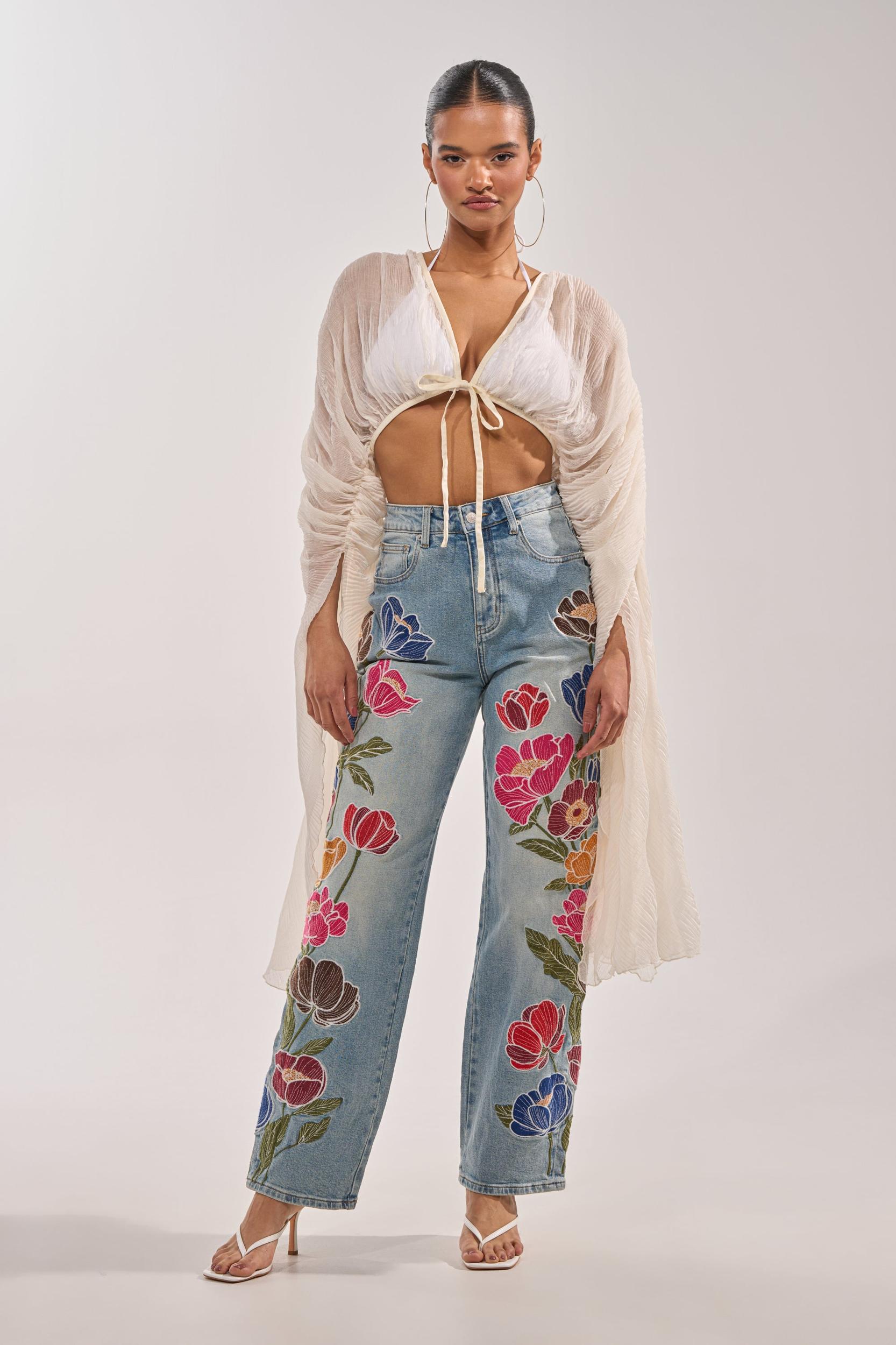 FLY AWAY CHIFFON BLOUSE Product Image