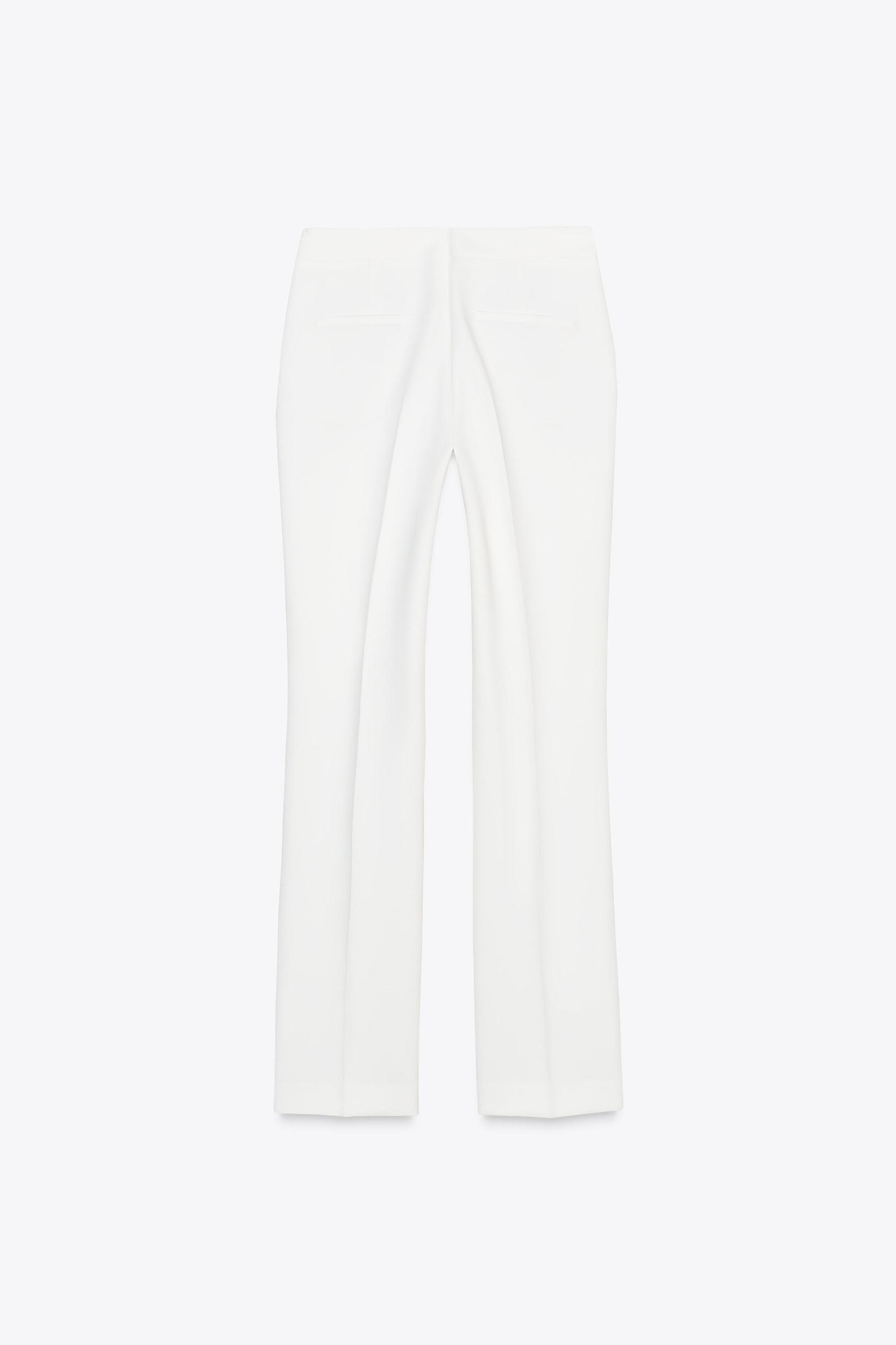 HIGH-WAISTED STRAIGHT LEG PANTS Product Image