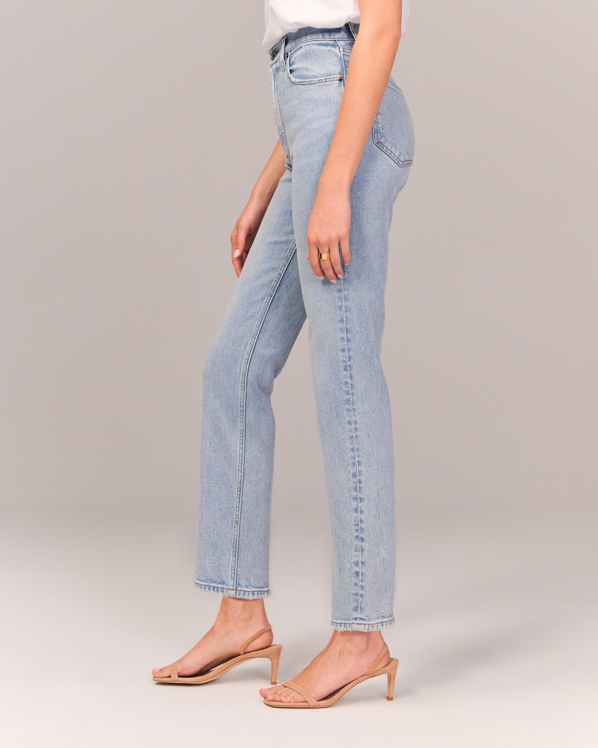 Ultra High Rise Ankle Straight Jean Product Image