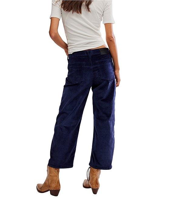 Free People Deep Trance Low Rise Corduroy Barrel Jeans Product Image