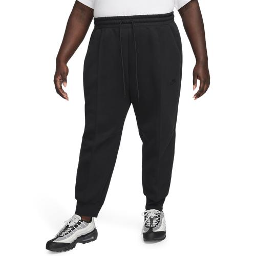 Womens Nike Sportswear Tech Fleece Mid-Rise Jogger Pants (Plus Size) | FB8332-010 Product Image