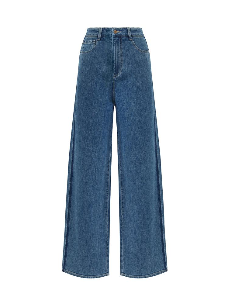 Denim Loose Straight Women Jeans Product Image
