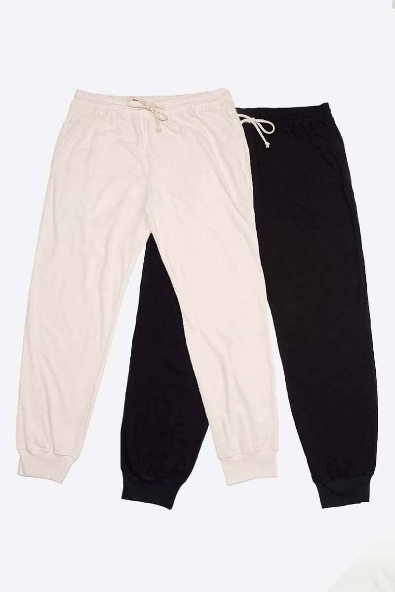 Men's Organic Black Pack: Jogger Pants + Men's Crew Product Image