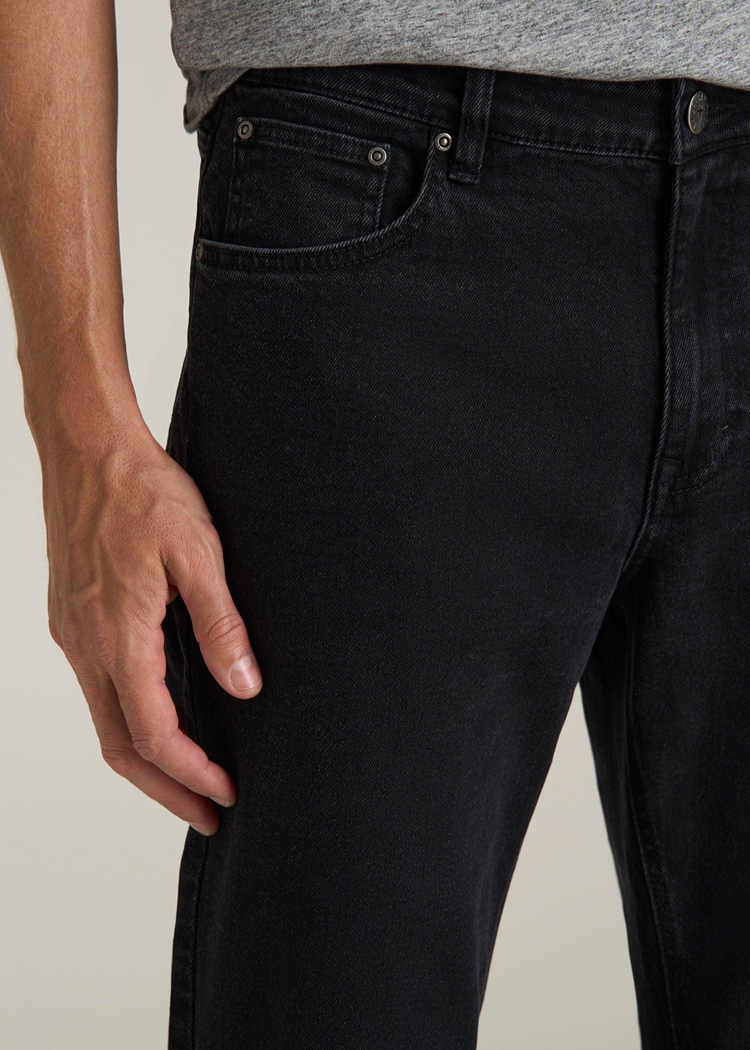 J1 STRAIGHT LEG Jeans for Tall Men in Onyx Black Wash Male Product Image