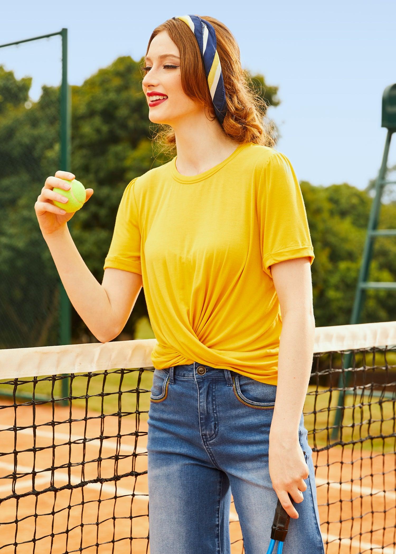 A Twist Of Fun Knit Top (Final Sale) Product Image