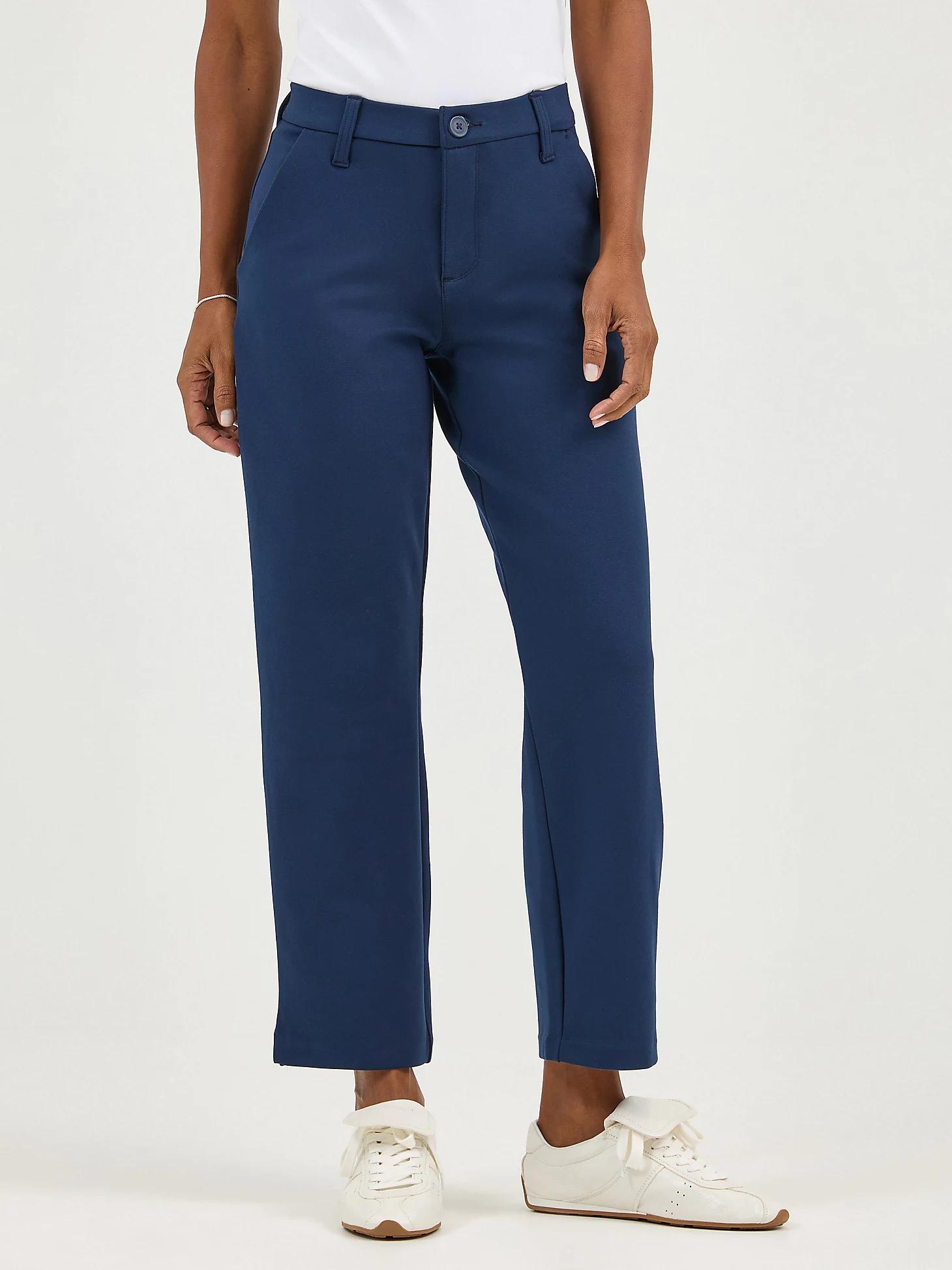 Women's Ultra Lux Comfort Any Wear Side Vent Ankle Pant | Women's Pants | Lee® Product Image