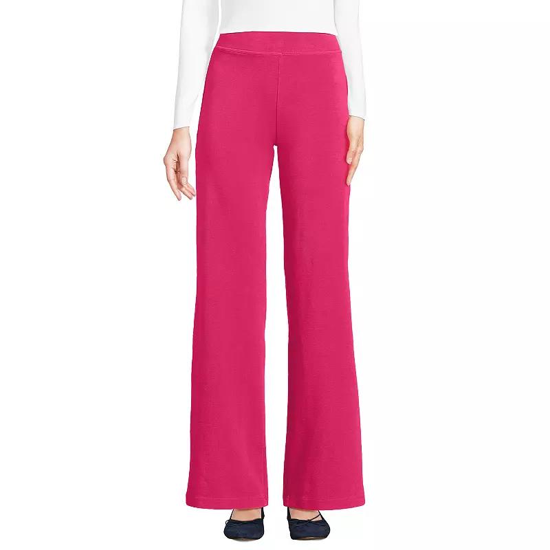 Women's Lands' End Starfish Mid Rise Wide Leg Pull On Pants,  Product Image
