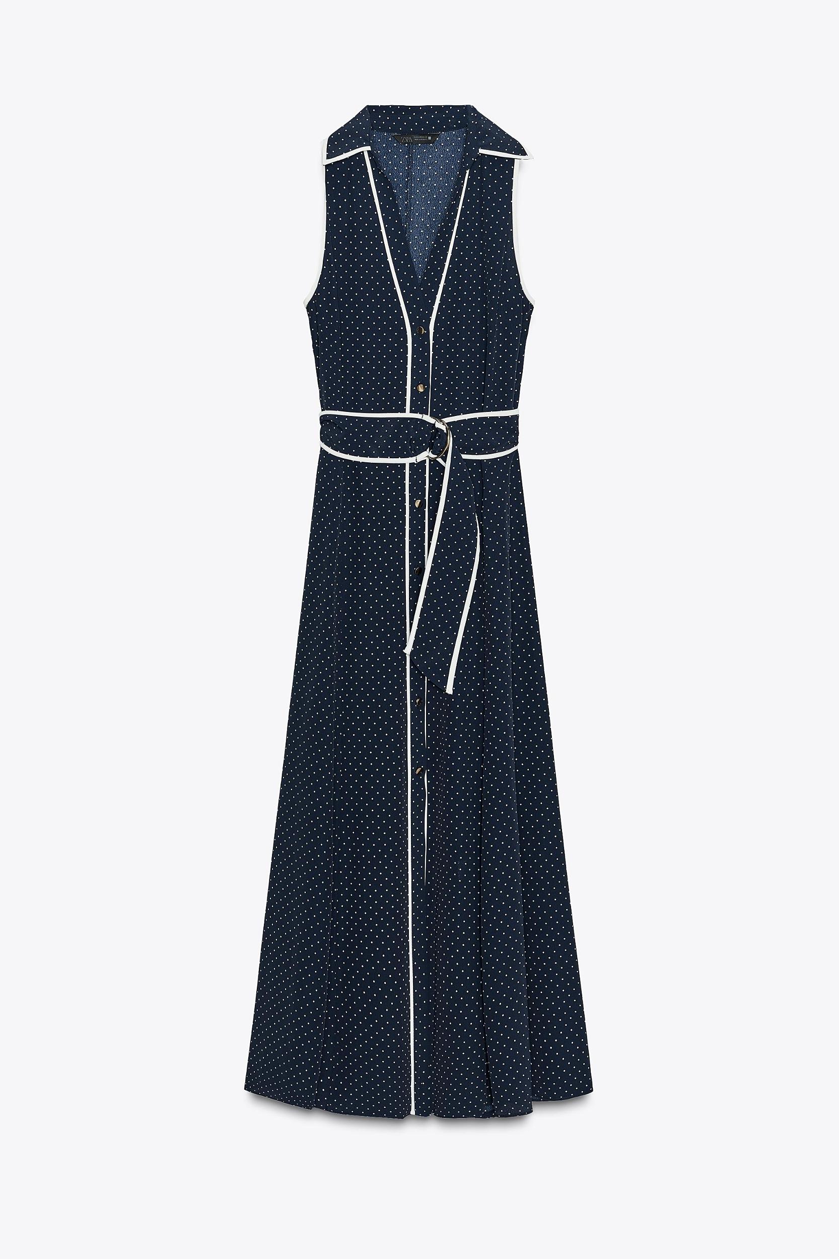 POLKA DOT MIDI DRESS Product Image