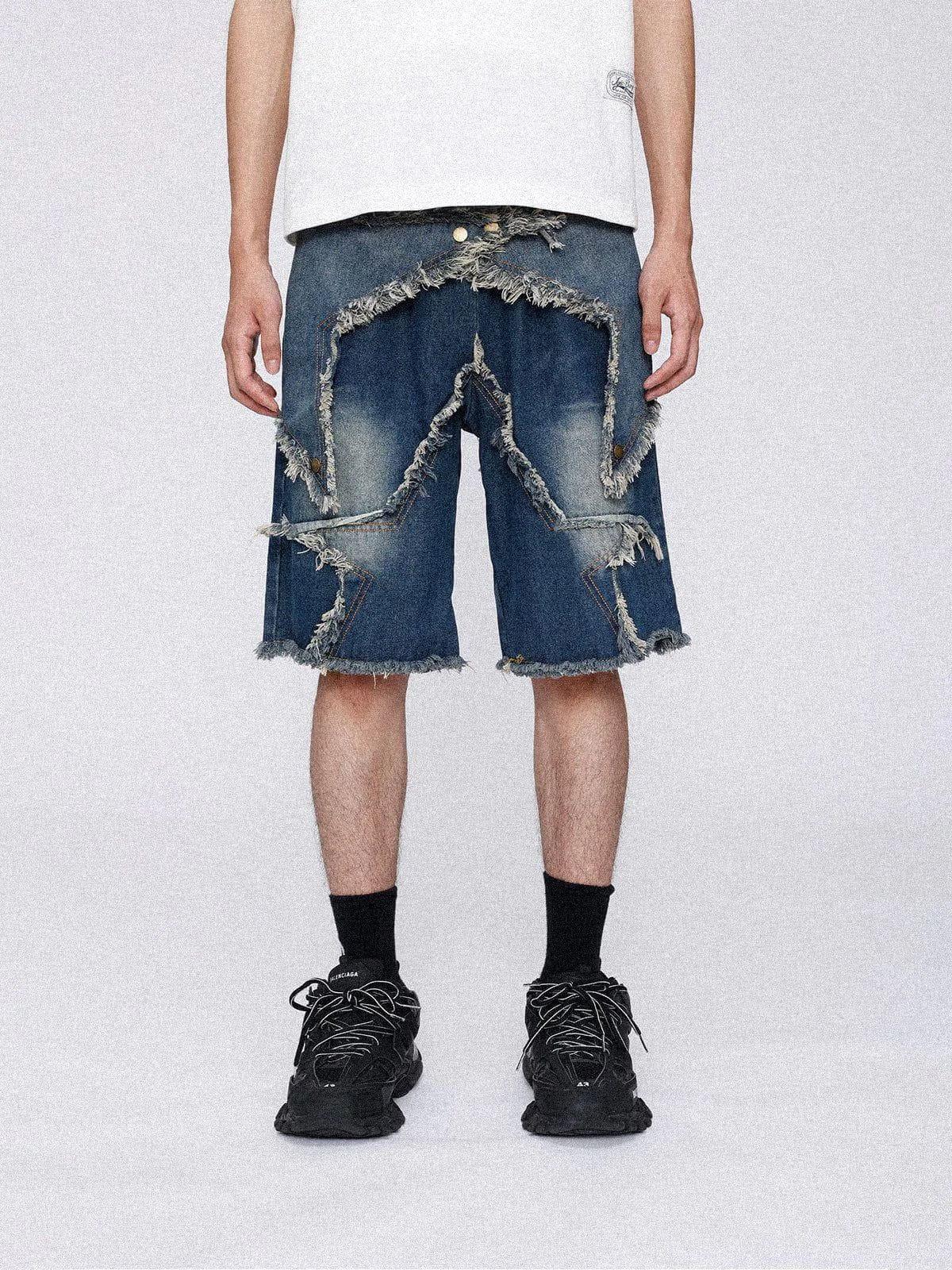 Aelfric Eden Vintage Starry Fringe Jorts Product Image