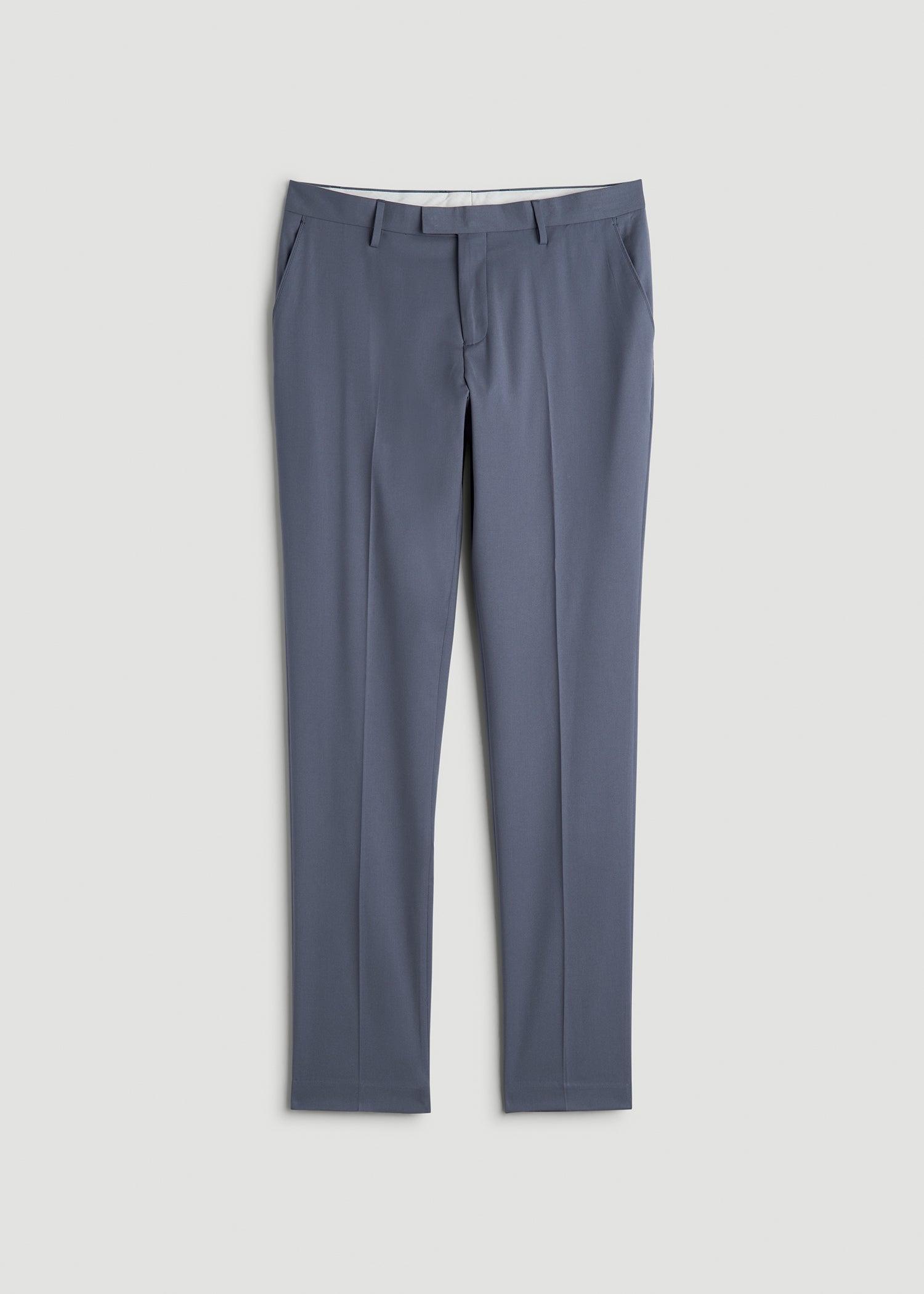 Suit Trousers for Tall Men in Blue Slate Male Product Image