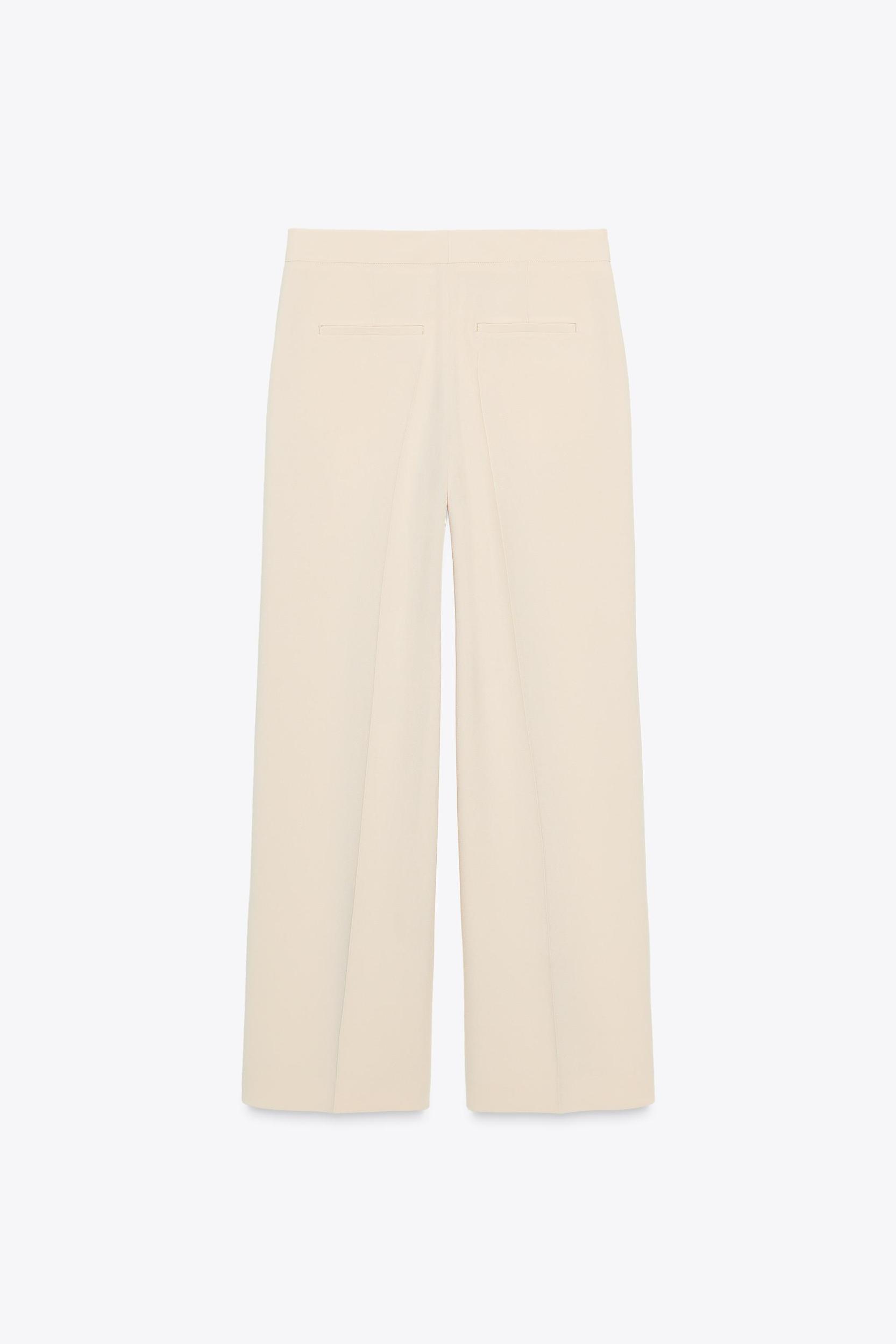 HIGH-WAISTED STRAIGHT LEG PANTS Product Image