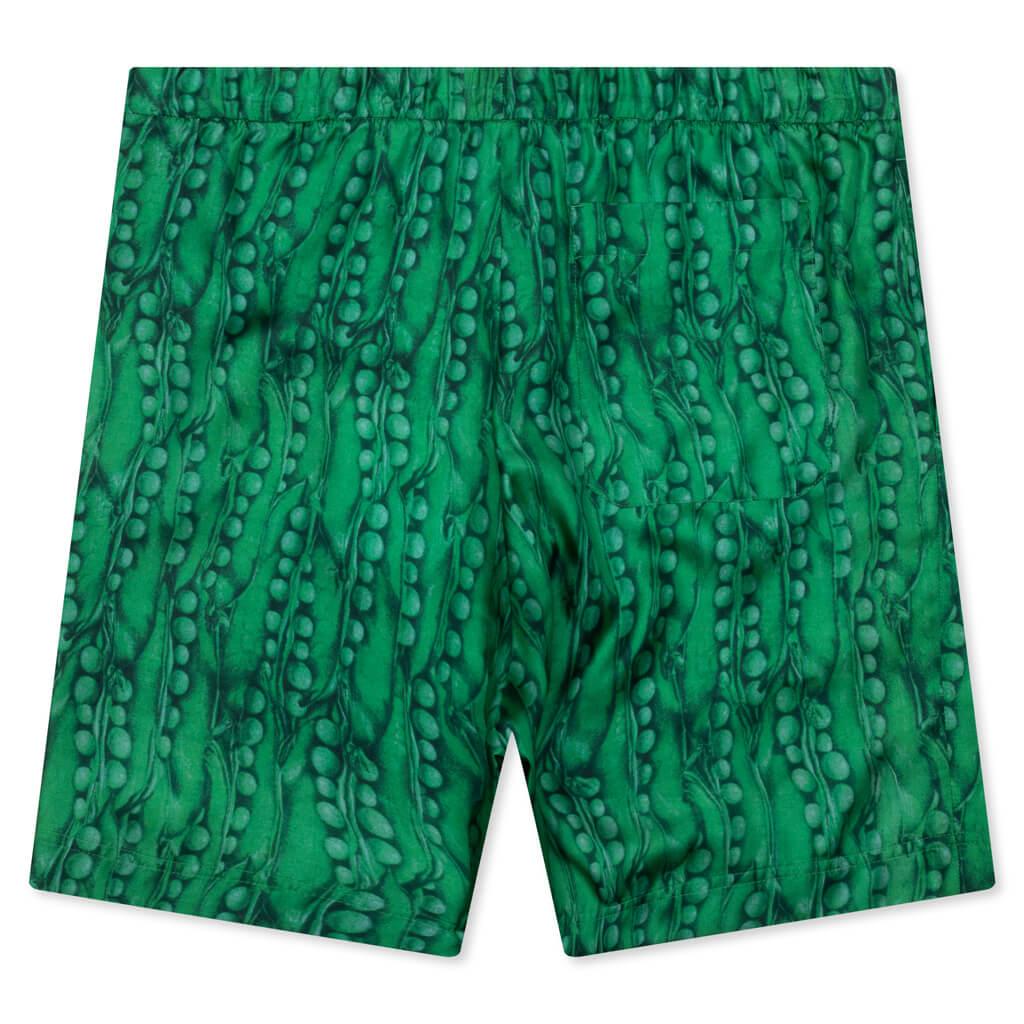 Formal Elasticated Shorts - Green Male Product Image