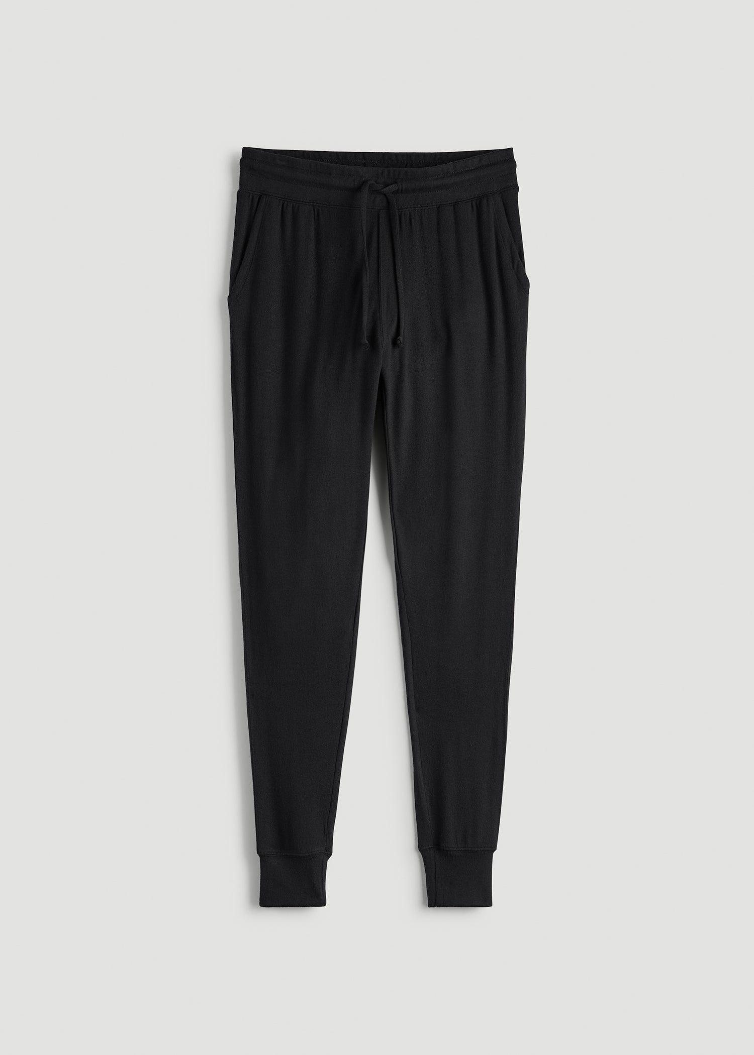 Cozy Lounge Joggers for Tall Women in Black Female Product Image