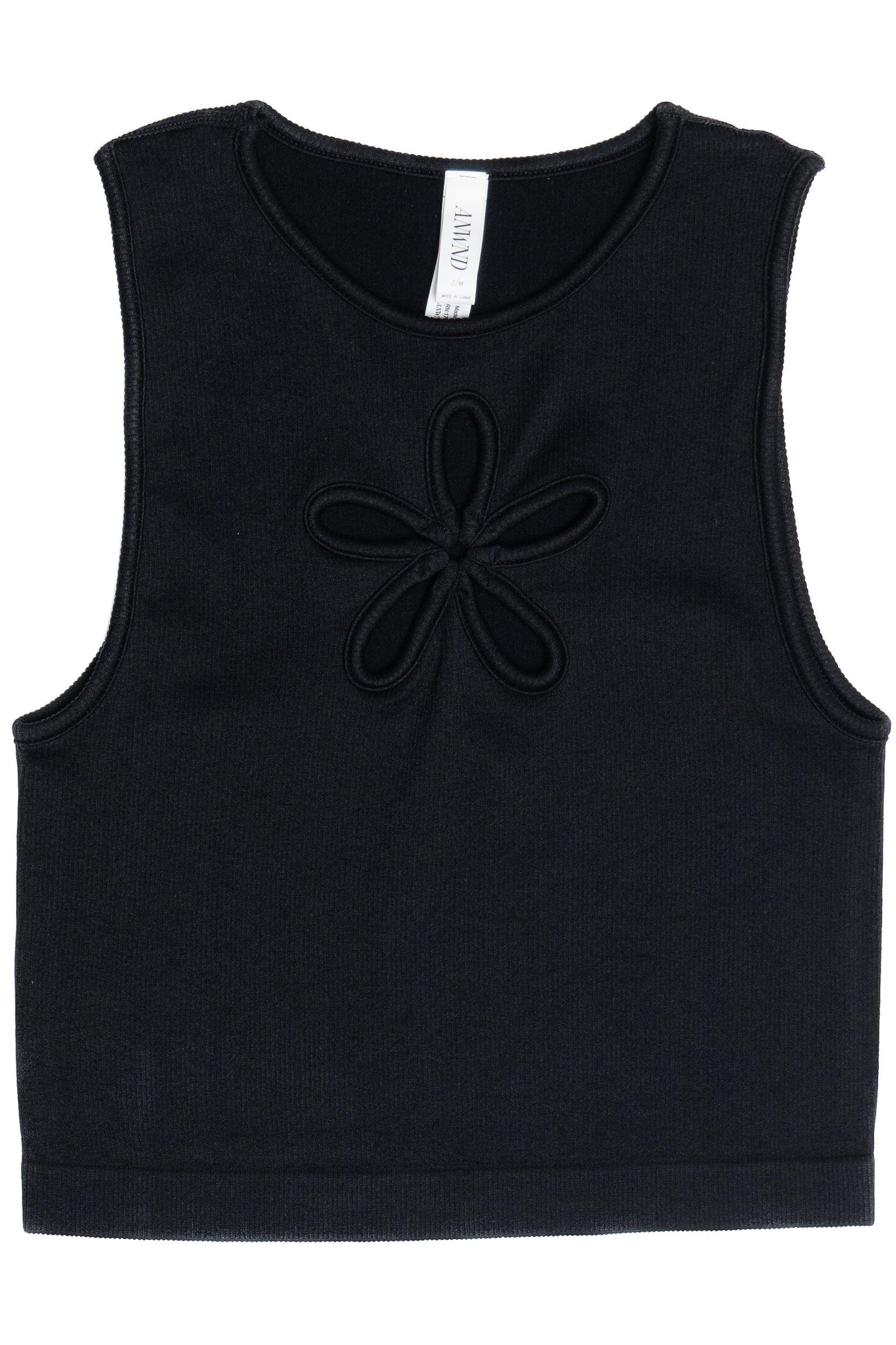 Flower Cut Out Seamless Tank Top Product Image