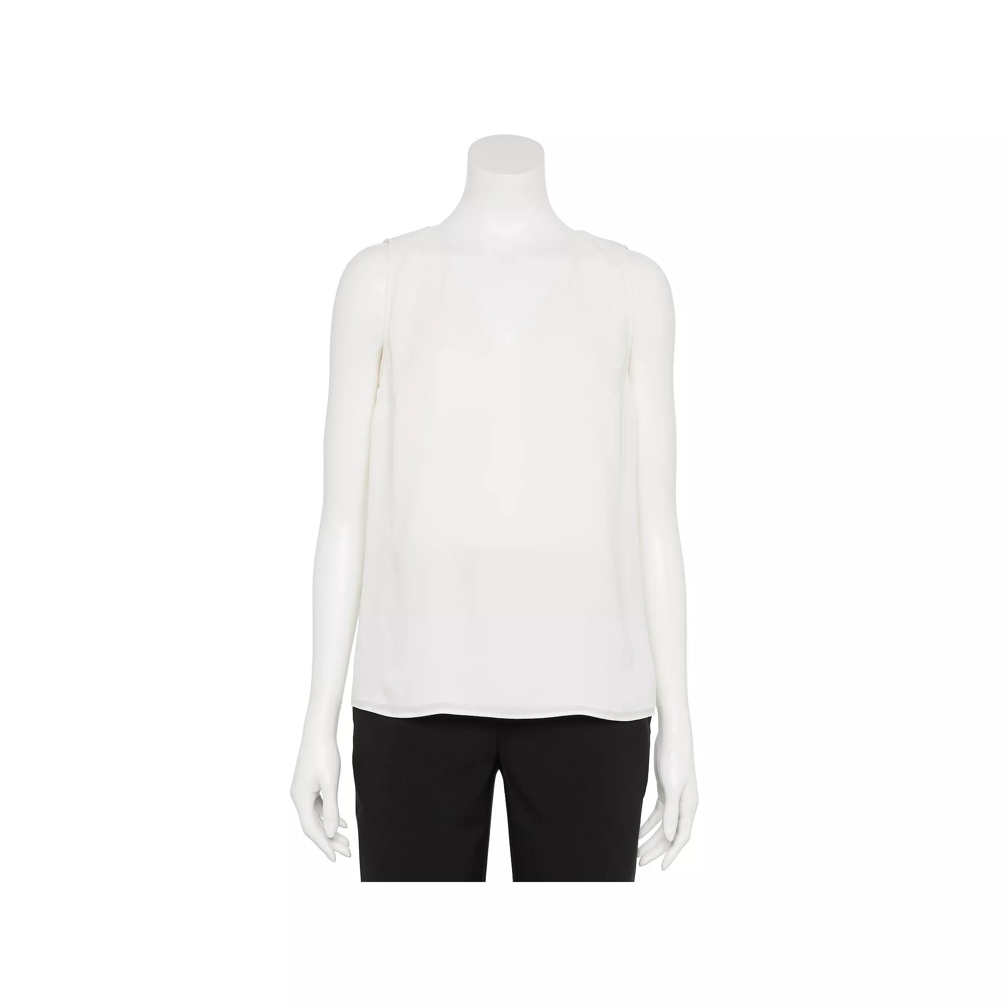 Women's Nine West Adaptive V-Neck Shell Tank Top,  Product Image