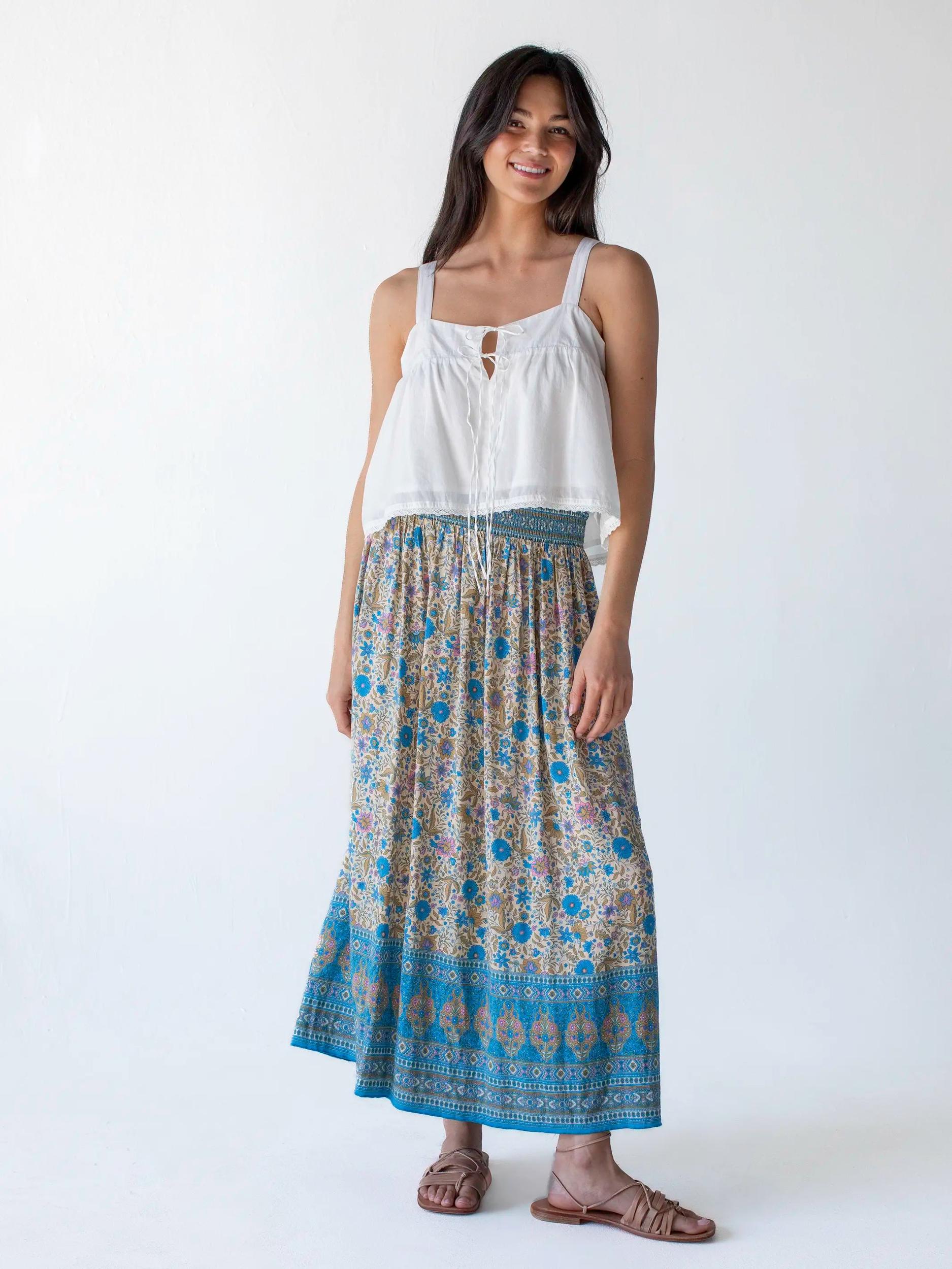 Cara Top - White Cotton Product Image