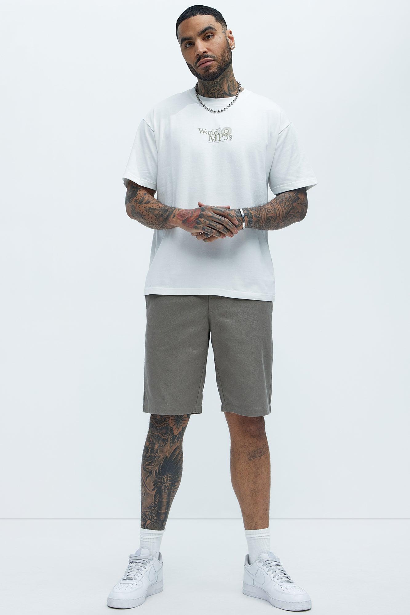 World Of MP3s Short Sleeve Tee - White Product Image