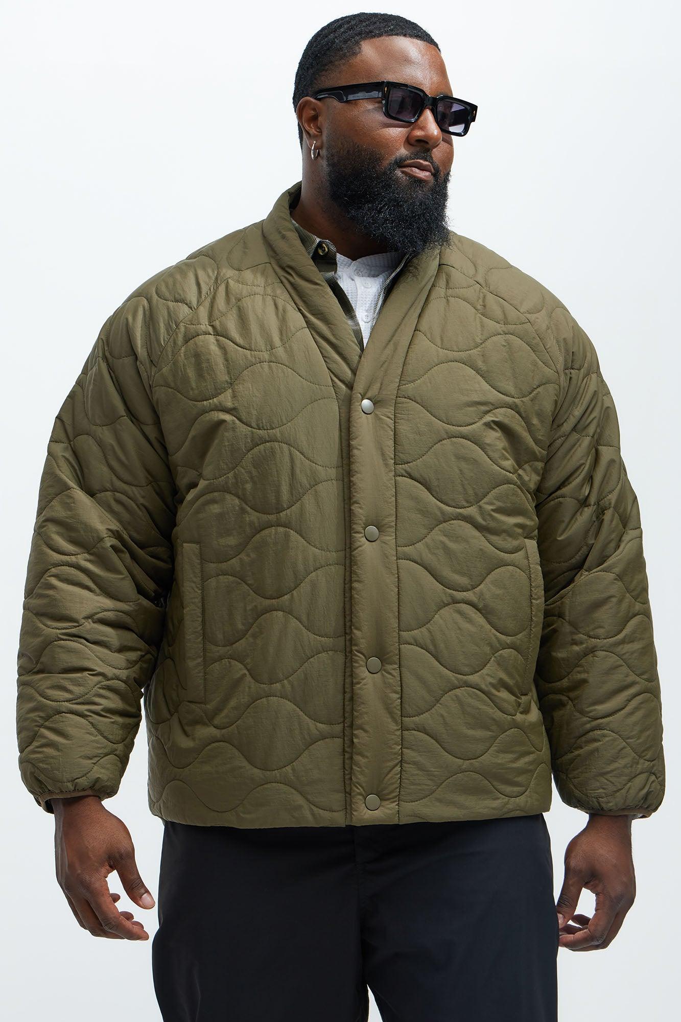 Good Luck Quilted Jacket - Olive Product Image