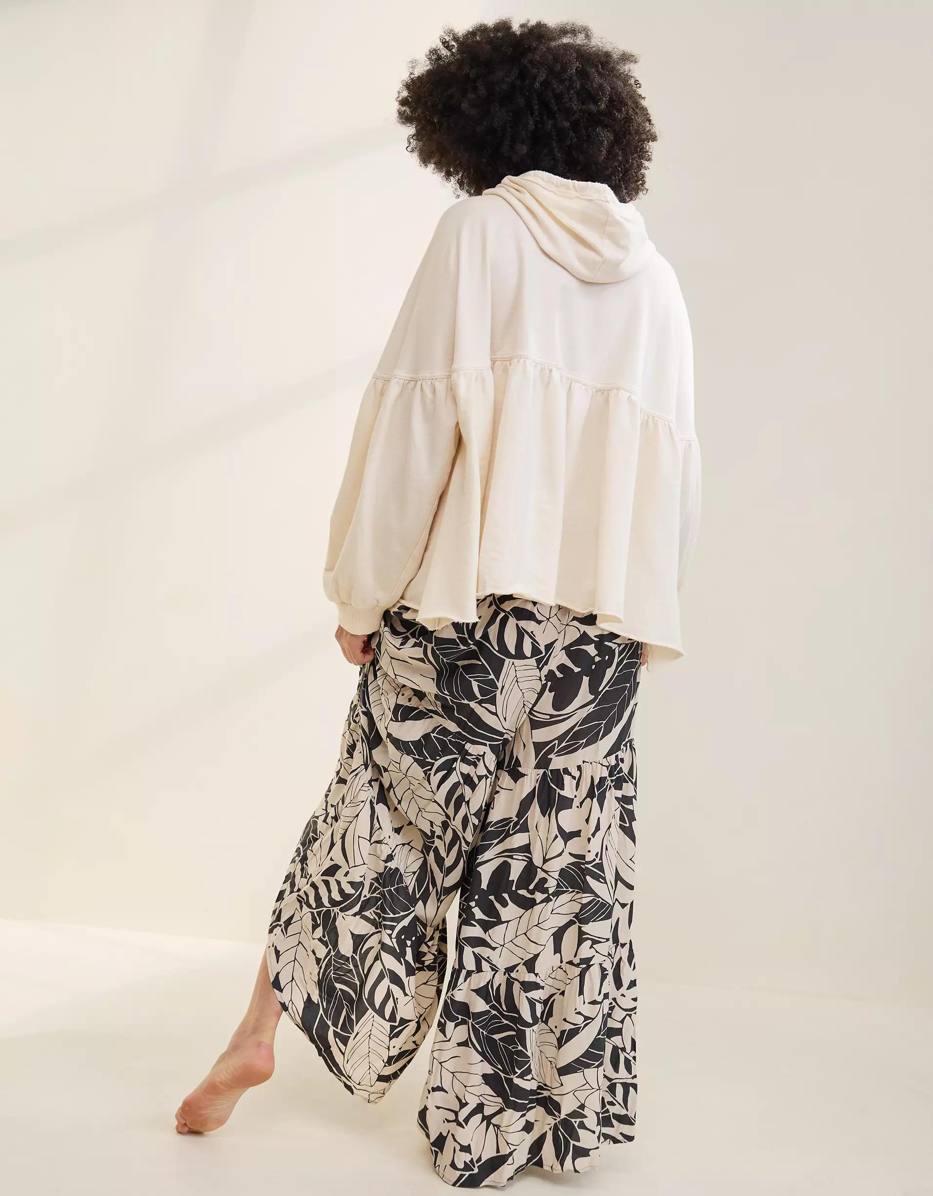 Aerie Peplum Hoodie Product Image