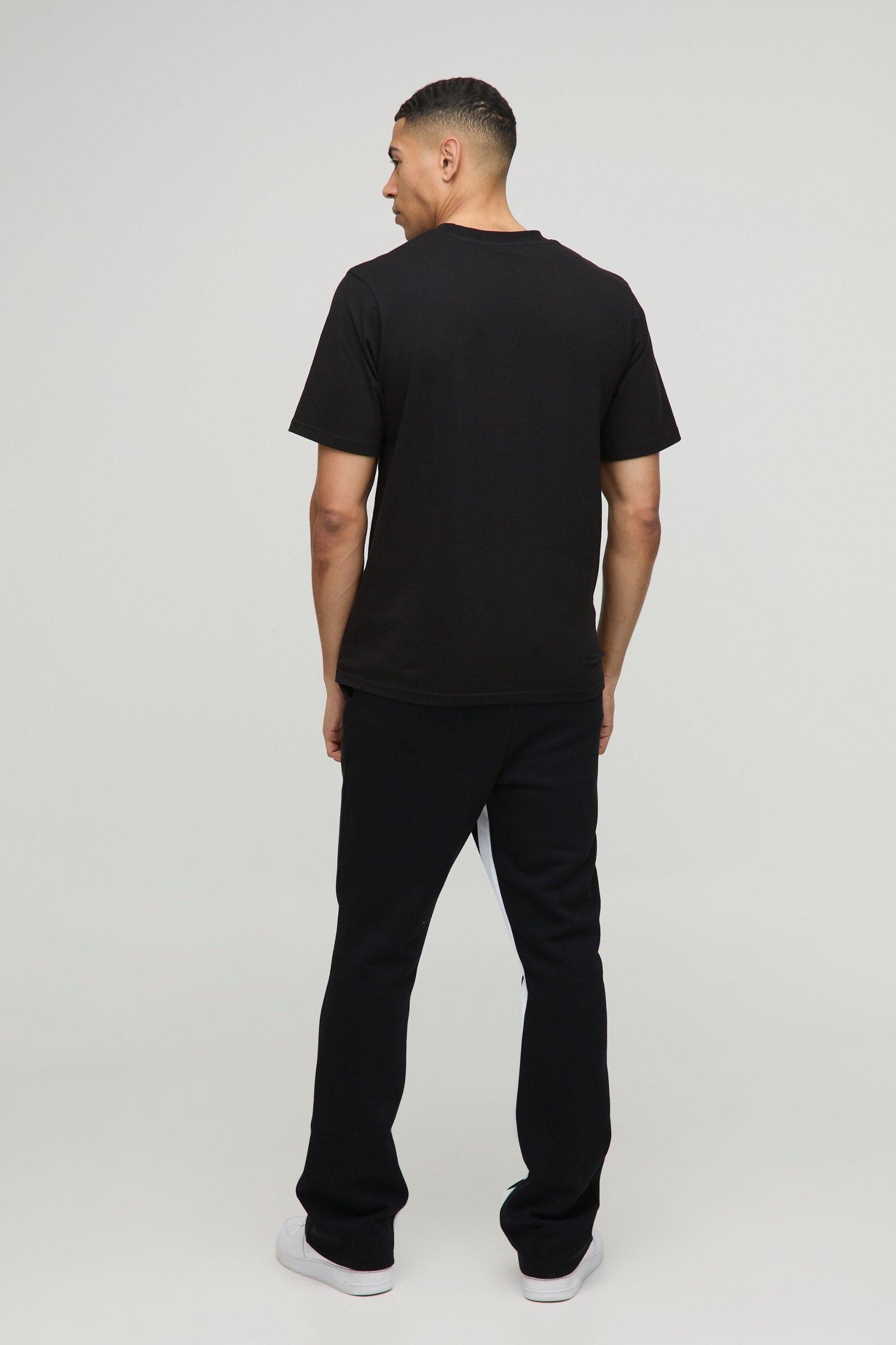 Slim Fit Worldwide Gusset Sweatpants | boohooMAN USA Product Image